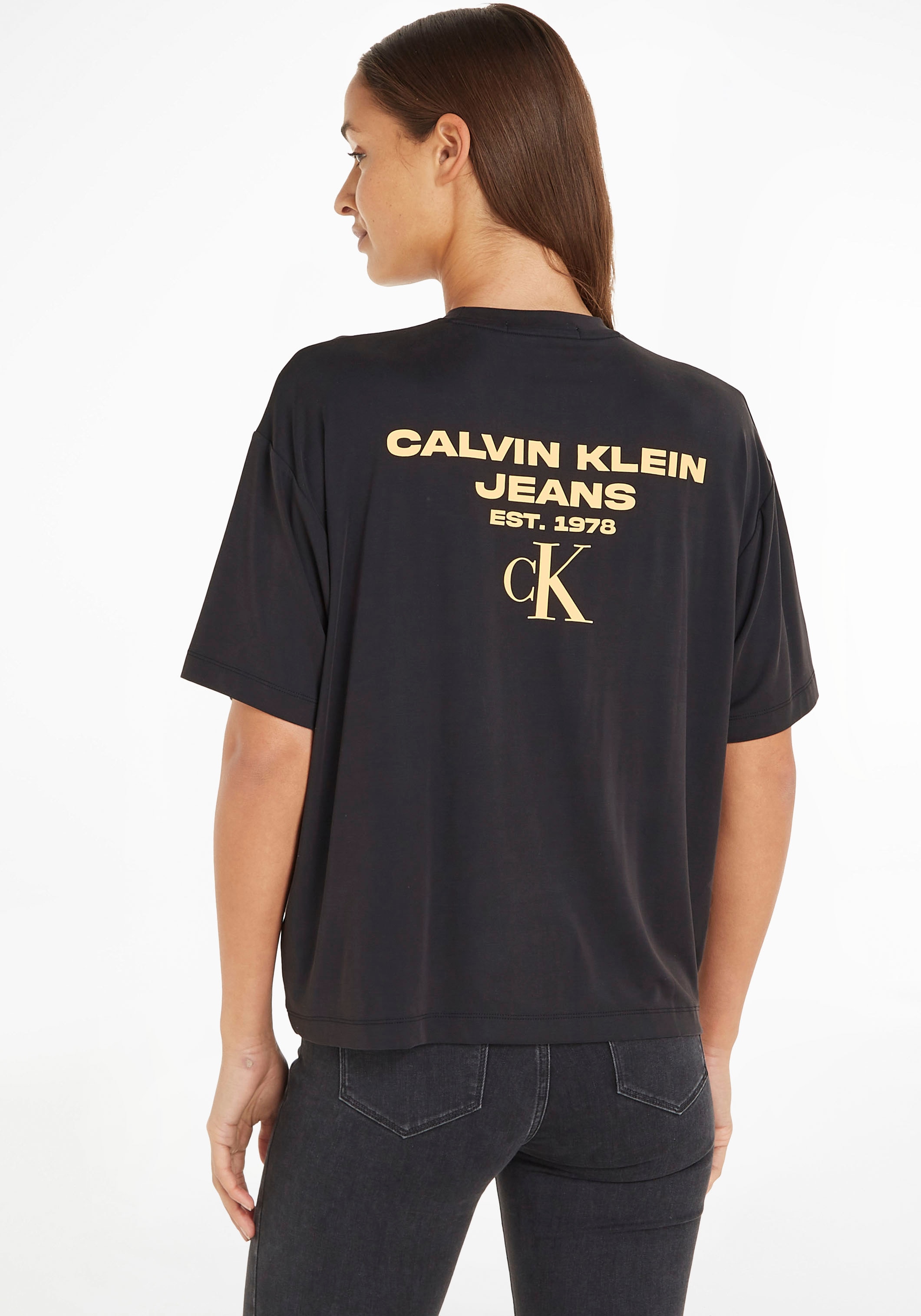 TEE« bestellen »BACK online | Calvin Jeans BOYFRIEND MODAL LOGO Jelmoli-Versand T-Shirt Klein