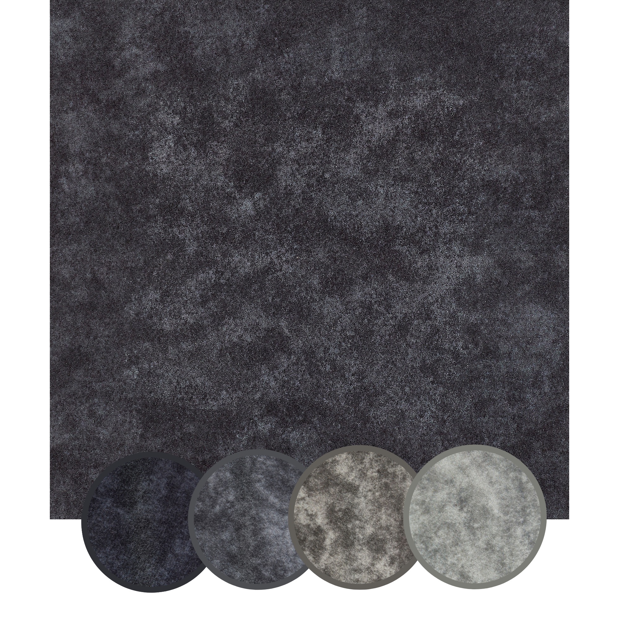 Andiamo Teppichfliese »Colmar Nadelfilz«, quadratisch, 4 mm Höhe, 40x40 cm, selbstklebend, robust & strapazierfähig, 25 Stück (4 qm)