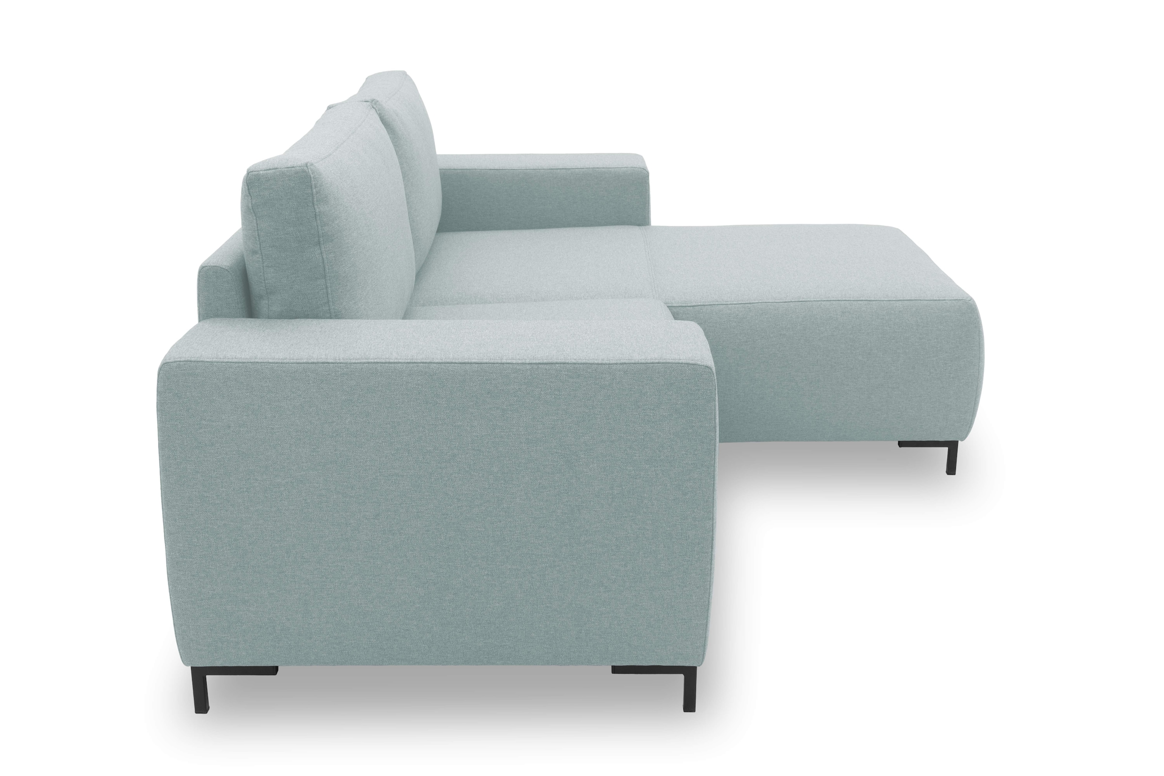LOOKS by Wolfgang Joop Ecksofa »Looks VI L-Form«, gerade Linien, in 2 Bezugsqualitäten
