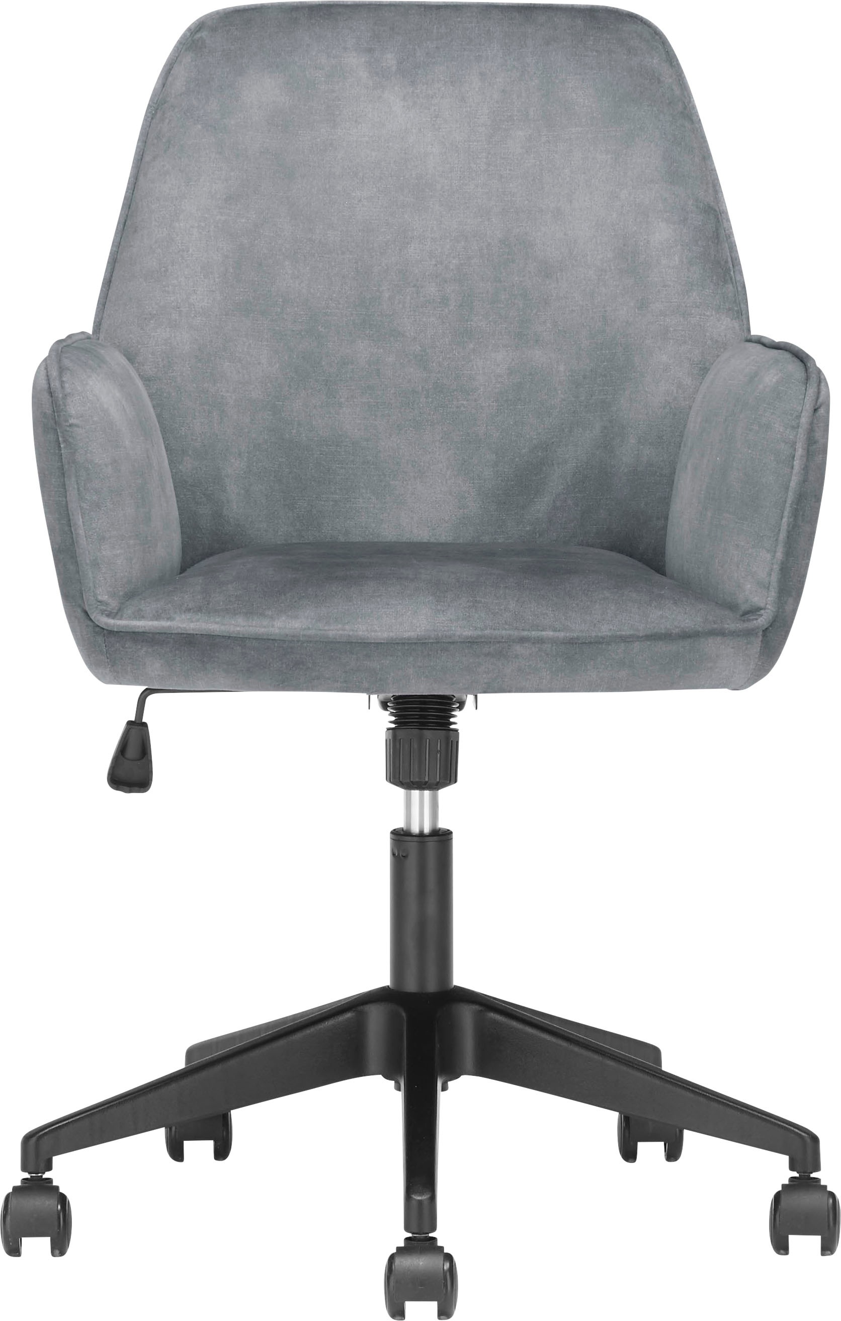 MCA furniture Schreibtischstuhl »O-Ottawa«, Stoffbezug, Velvet, Bürostuhl mit Komfortsitzhöhe stufenlos verstellbar
