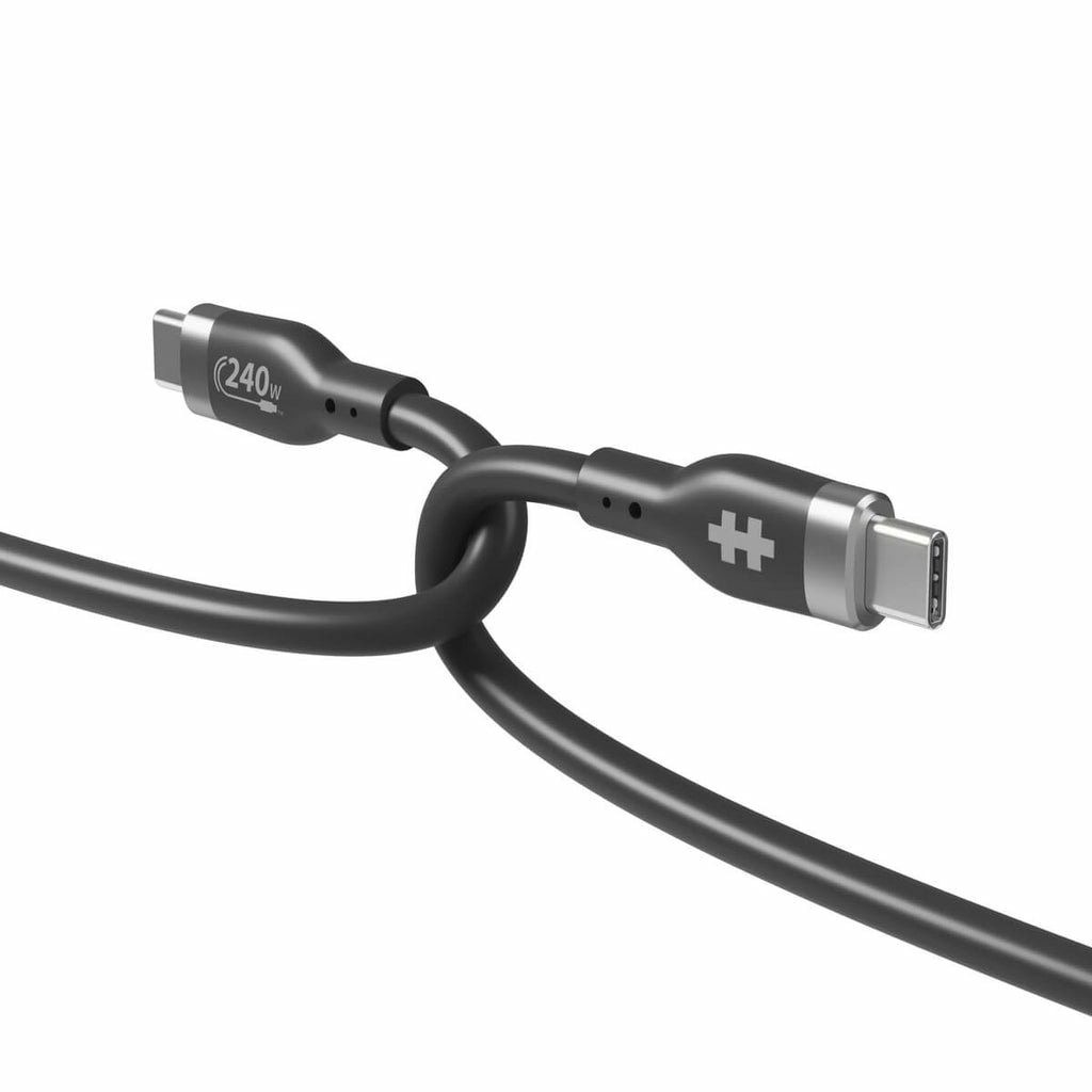 Targus USB-Kabel »Silicone USB-C Lade-Kabel 2 m 240W«, USB-C, 200 cm