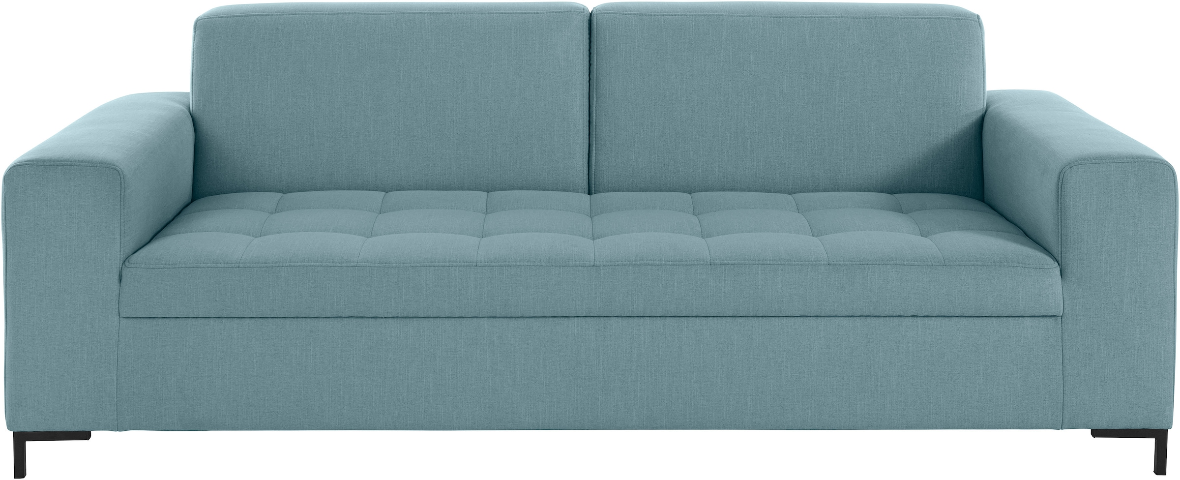 GOODproduct 3-Sitzer »Grazzo«, hochwertige Stoffe aus recyceltem Material, Steppung im Sitzbereich