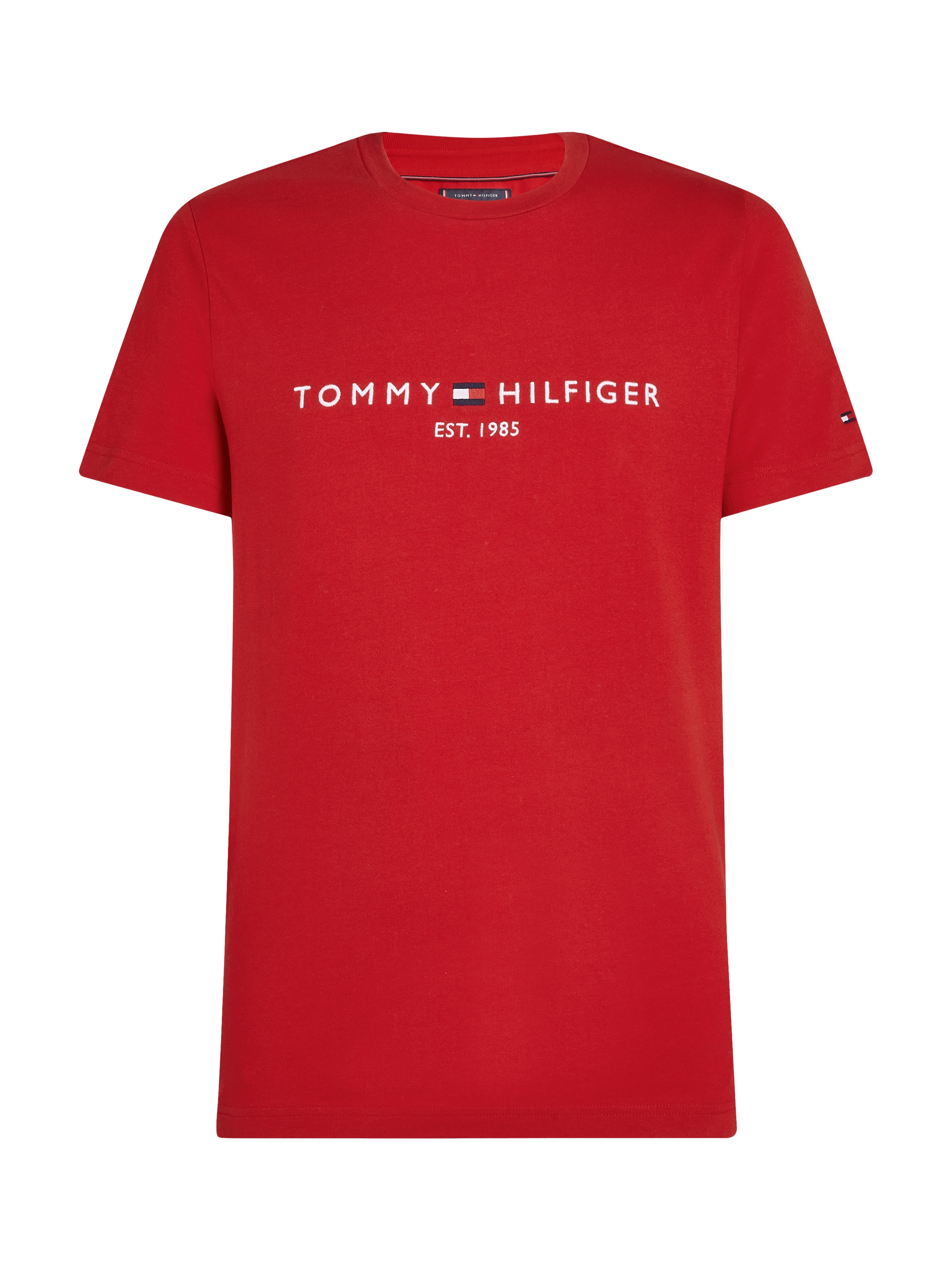 Tommy Hilfiger T-Shirt »TOMMY LOGO TEE«, aus reiner Baumwolle