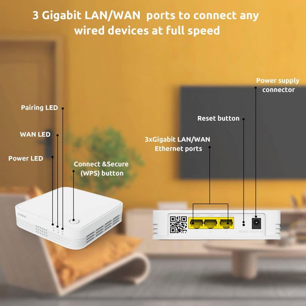 Strong WLAN-Repeater »Mesh Home Kit 1200«, 2x Extender in duo Pack