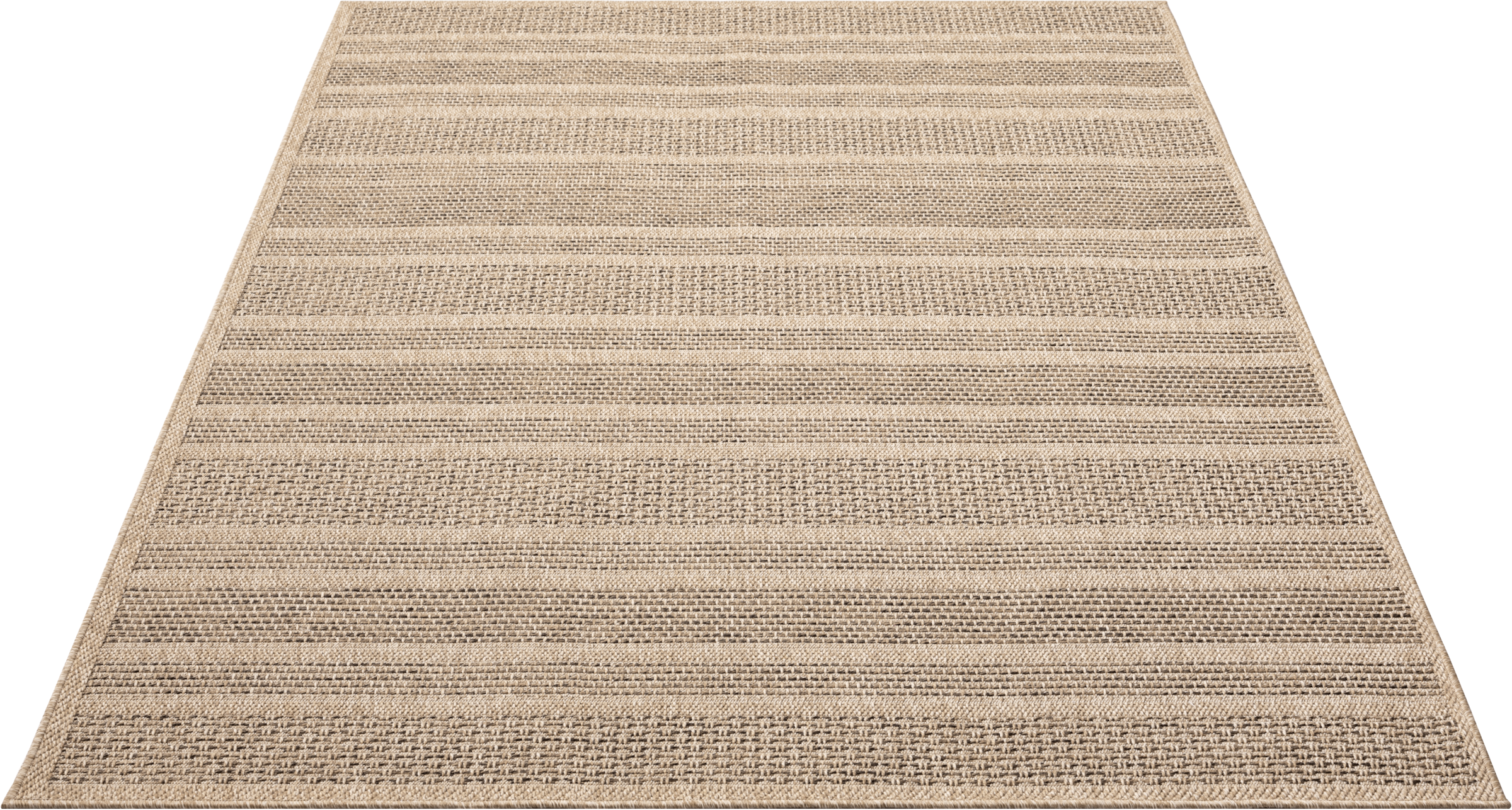 merinos Teppich »Kenzy 4«, rechteckig, 10 mm Höhe, robuster In- und Outdoor Teppich im natürlichen Jute-Look, wetterfest