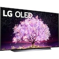 LG OLED-Fernseher »OLED77C17LB«, 195 cm/77 Zoll, 4K Ultra HD, Smart-TV, (bis zu 120Hz)-α9 Gen4 4K AI-Prozessor-Twin Triple Tuner-Sprachassistenten-HDMI 2.1
