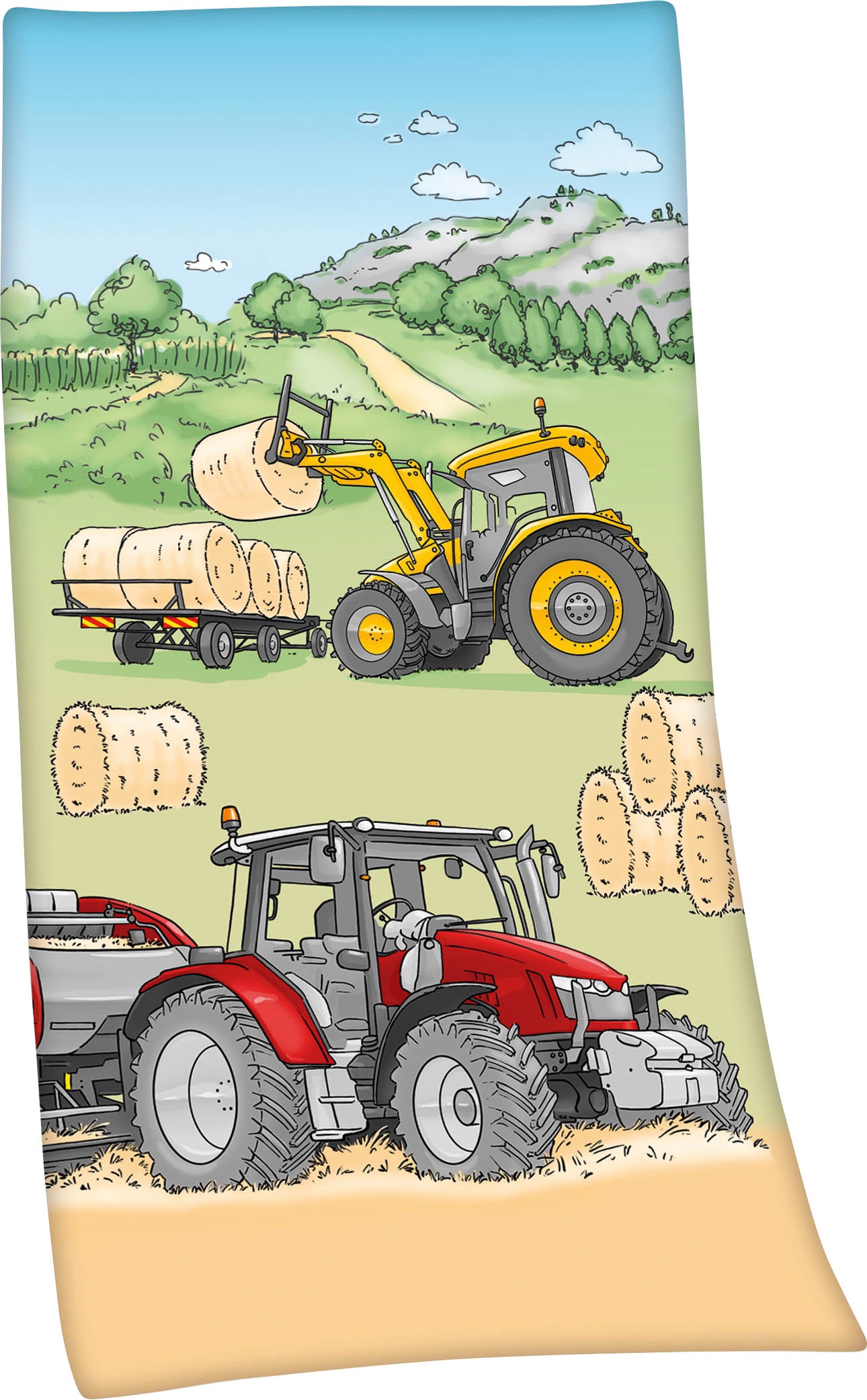 online Badetuch hochfarbig bedruckt Herding Young (1 Jelmoli-Versand »Traktor«, | St.), Collection shoppen