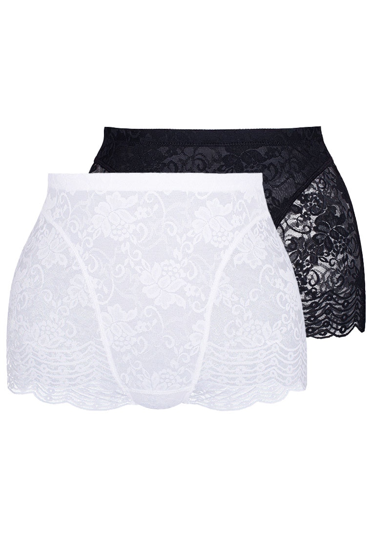 Sassa Panty »Functional Lace« 2er Pack, mit Spitzeneinsatz
