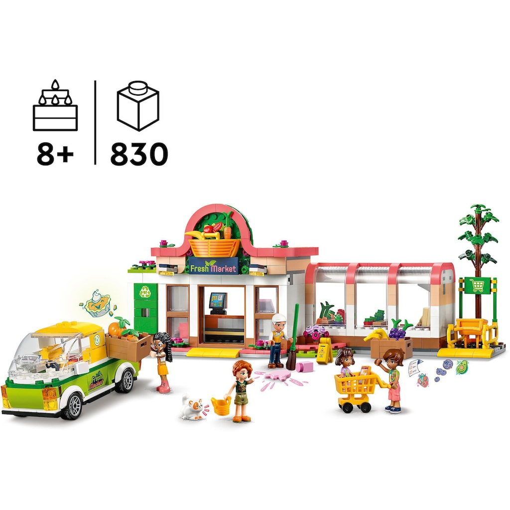 LEGO® Konstruktionsspielsteine »Bio-Laden (41729), LEGO® Friends«, (830 St.)