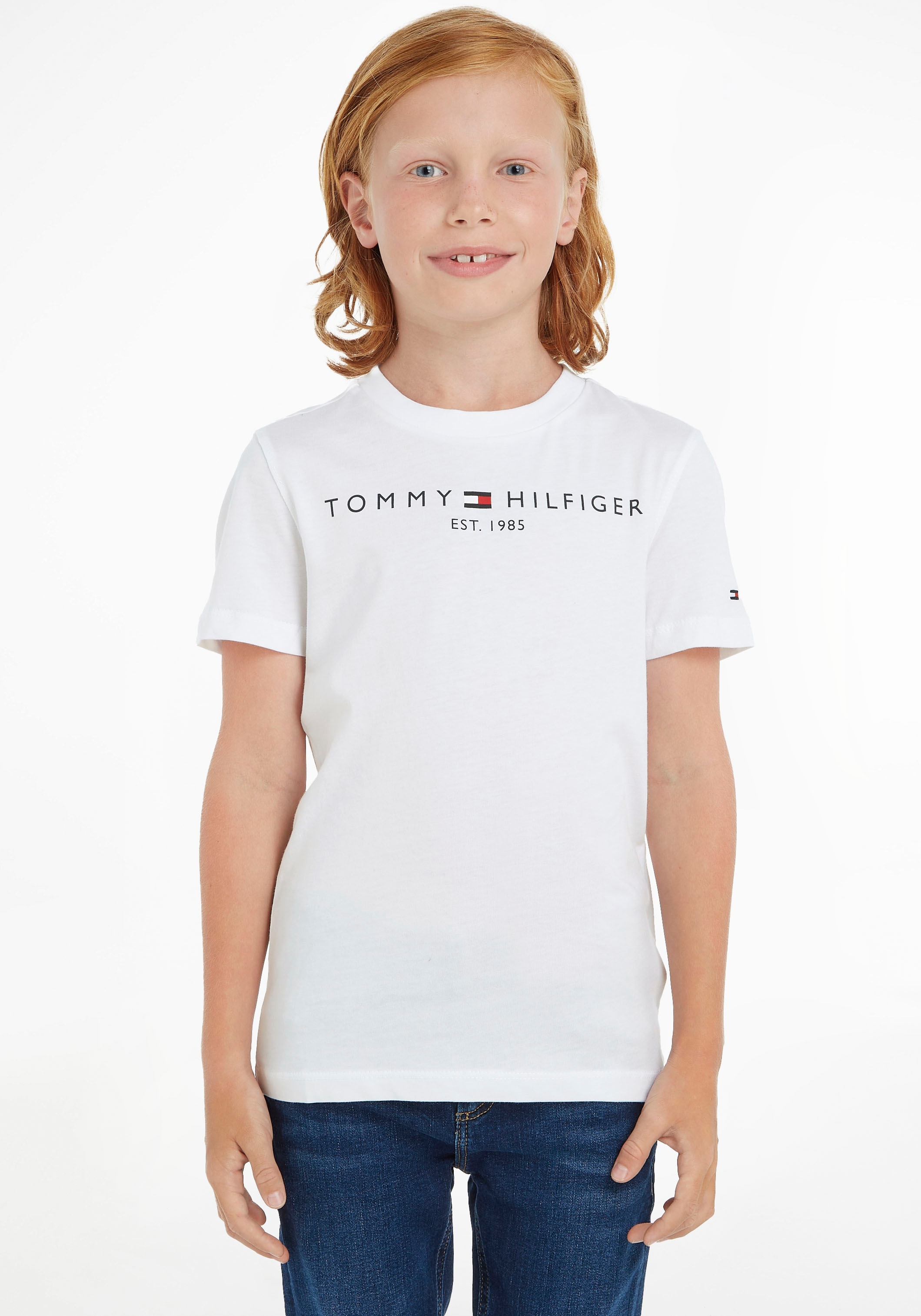 Tommy Hilfiger T-Shirt »ESSENTIAL TEE«, Kinder Kids Junior MiniMe,für Jungen und Mädchen