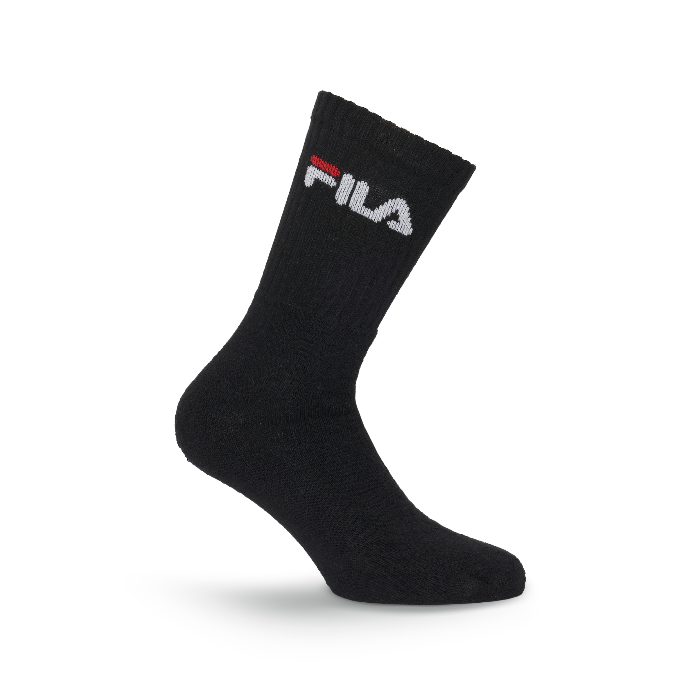 Fila Tennissocken, (3er Pack), mit verstärkten Belastungszonen