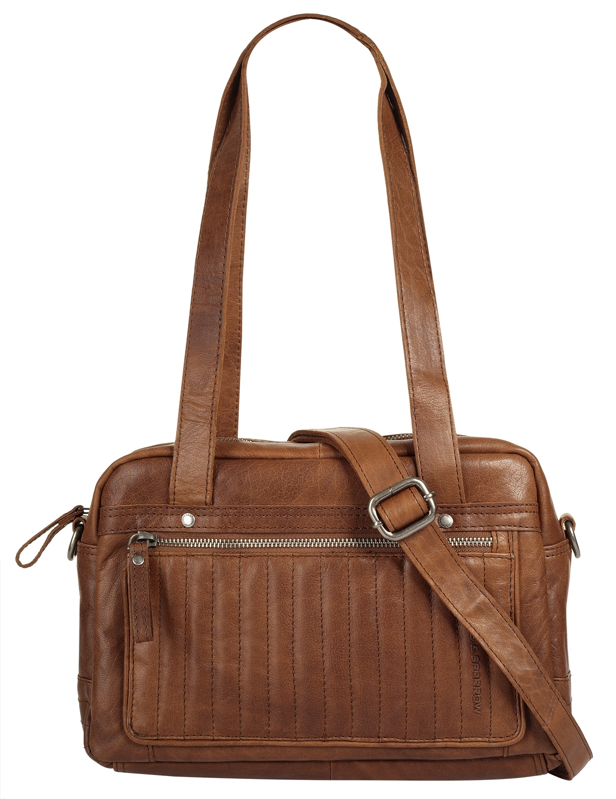 Spikes & Sparrow Henkeltasche "SPIKES & SPARROW Damen echt Leder" echt Leder