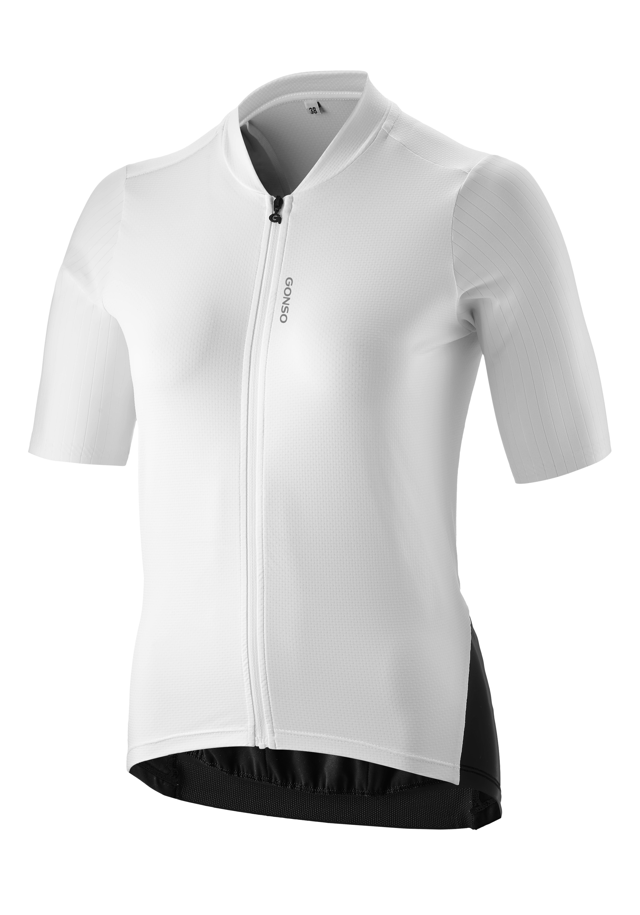 Gonso Radtrikot »SITIVO Jersey Red W«, Damen Radshirt kurzarm, atmungsaktives Fahrradtrikot mit Rückentasche