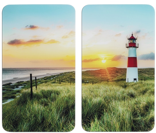 Maximex Herd-Abdeckplatte »Leuchtturm«, (Set, 2 tlg.), für alle Herdarten, 52x30 cm kaufen