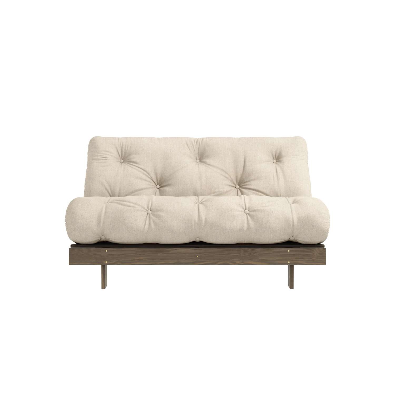 Karup Design Daybett "Roots Sofa Bed, Schlafsofa, Bettfunktion, FSC-Massivholz" Inkl. Futonmatratze, Made in Europe, langlebig, B: 140 oder 160 cm