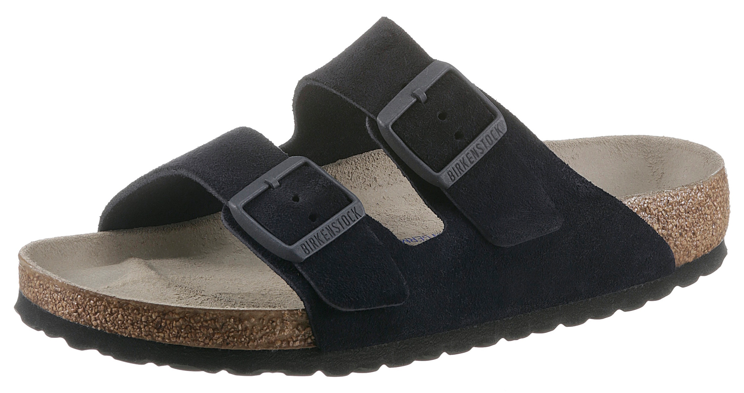 Birkenstock Pantolette »Arizona SFB«, für Strand- und Badeausflüge geeignet, aus Leder kaufen