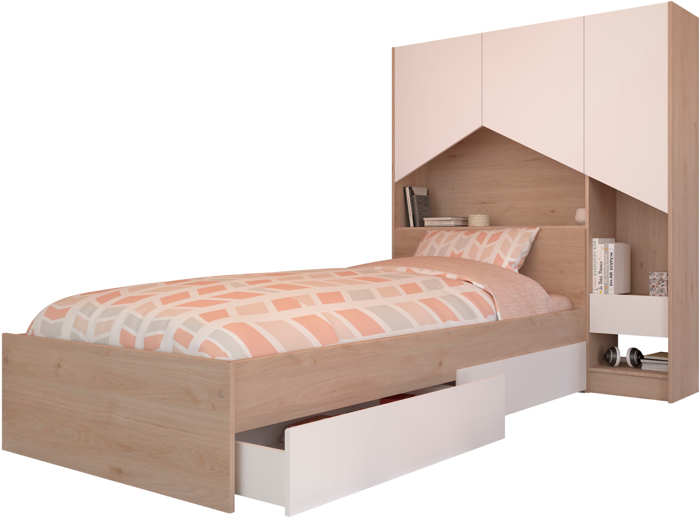 Parisot Jugendzimmer-Set, (Set, 3 tlg.)