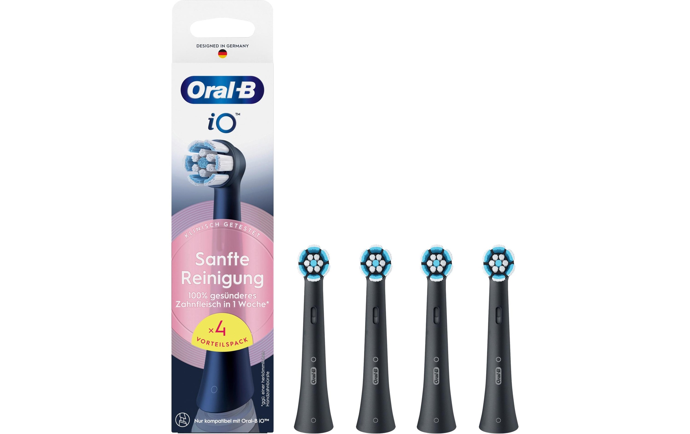 Oral-B Aufsteckbürste »iO Sanfte Reinigung 4 Stück«