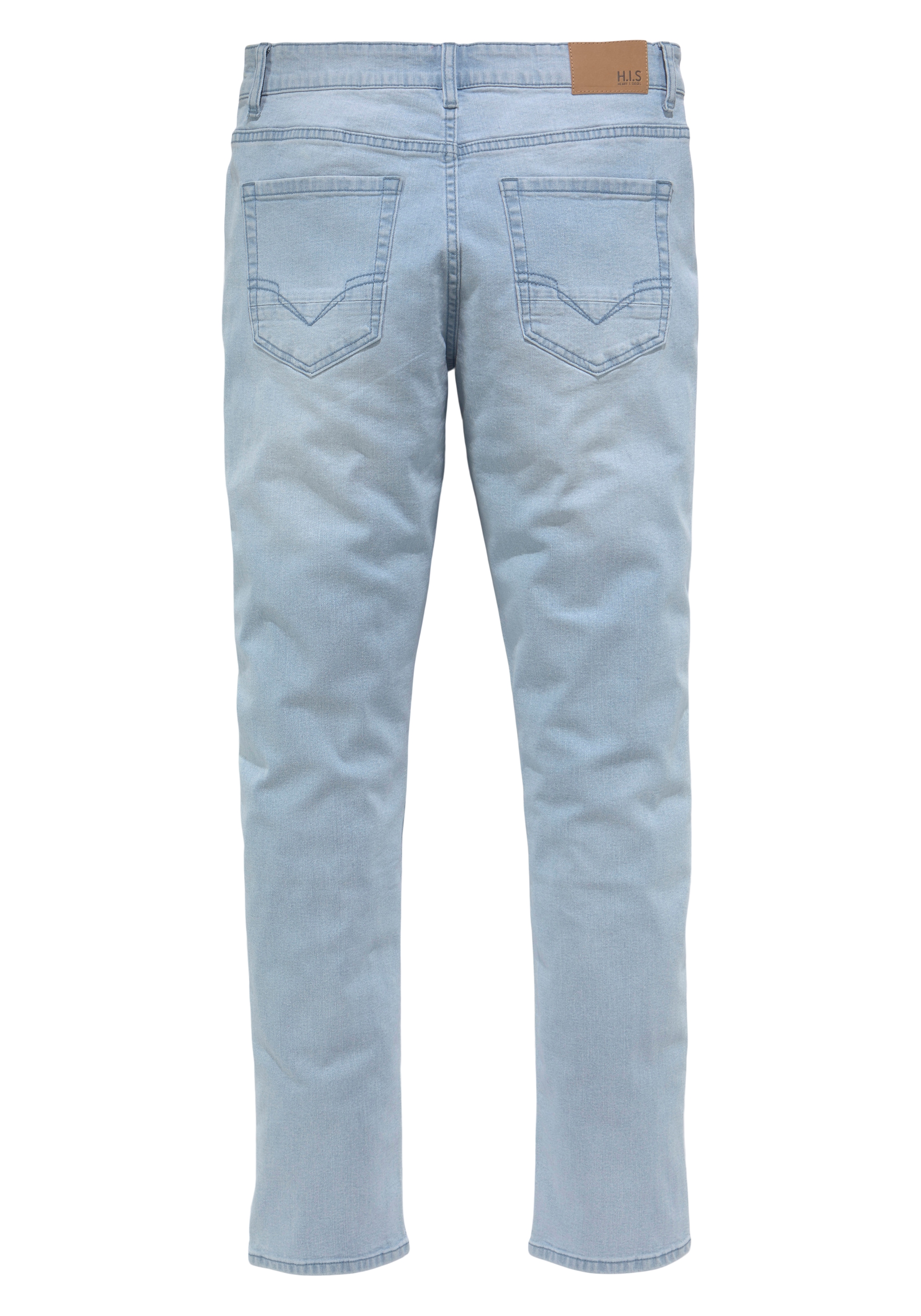 H.I.S Slim-fit-Jeans »FLUSH«, schmale Beinform, mit Used-Effekten, niedrige Leibhöhe