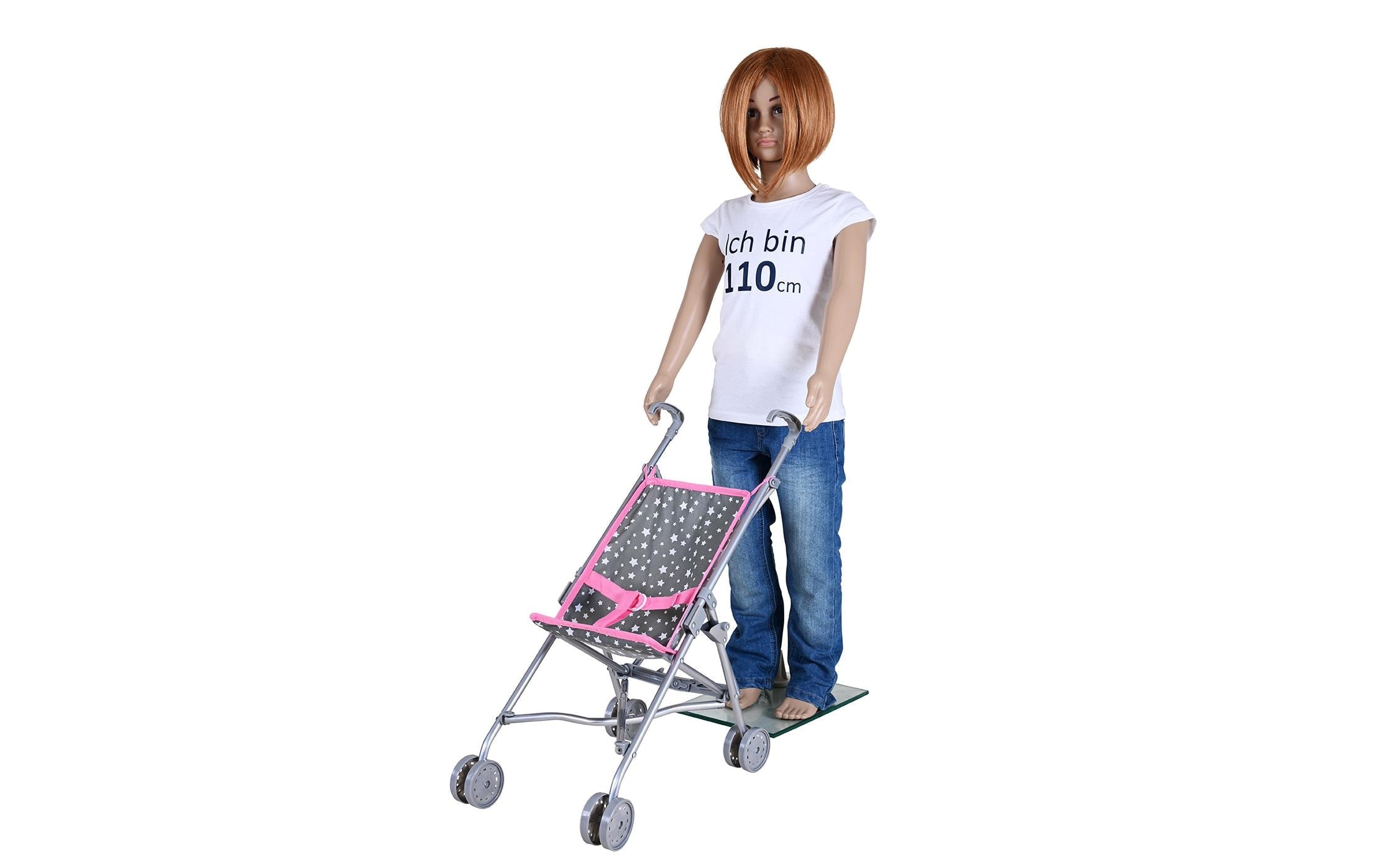 Knorrtoys® Puppenbuggy »Puppenbuggy Sim - star grey«
