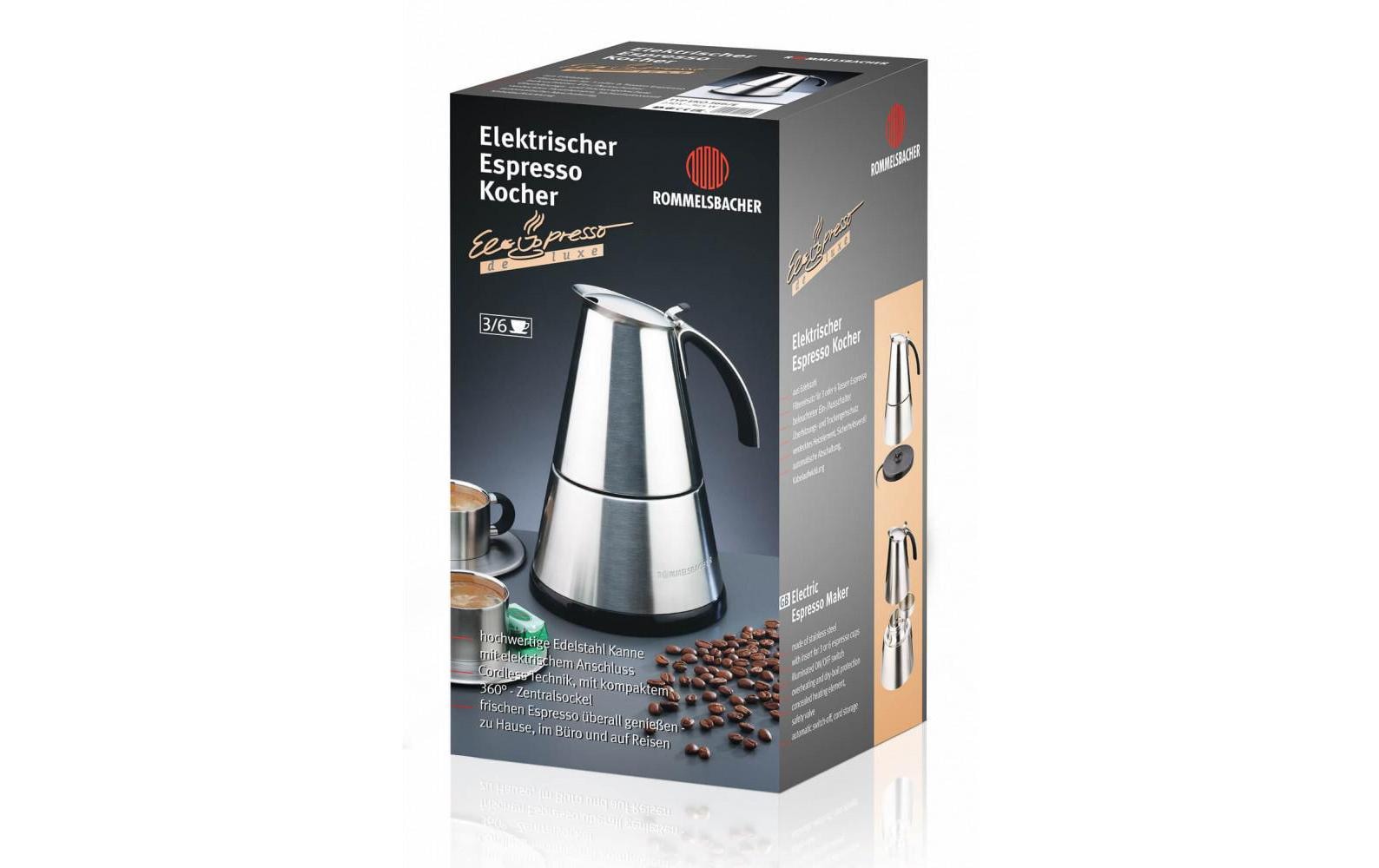 Rommelsbacher Espressokocher »20.EKO 364E«, 4 Tassen