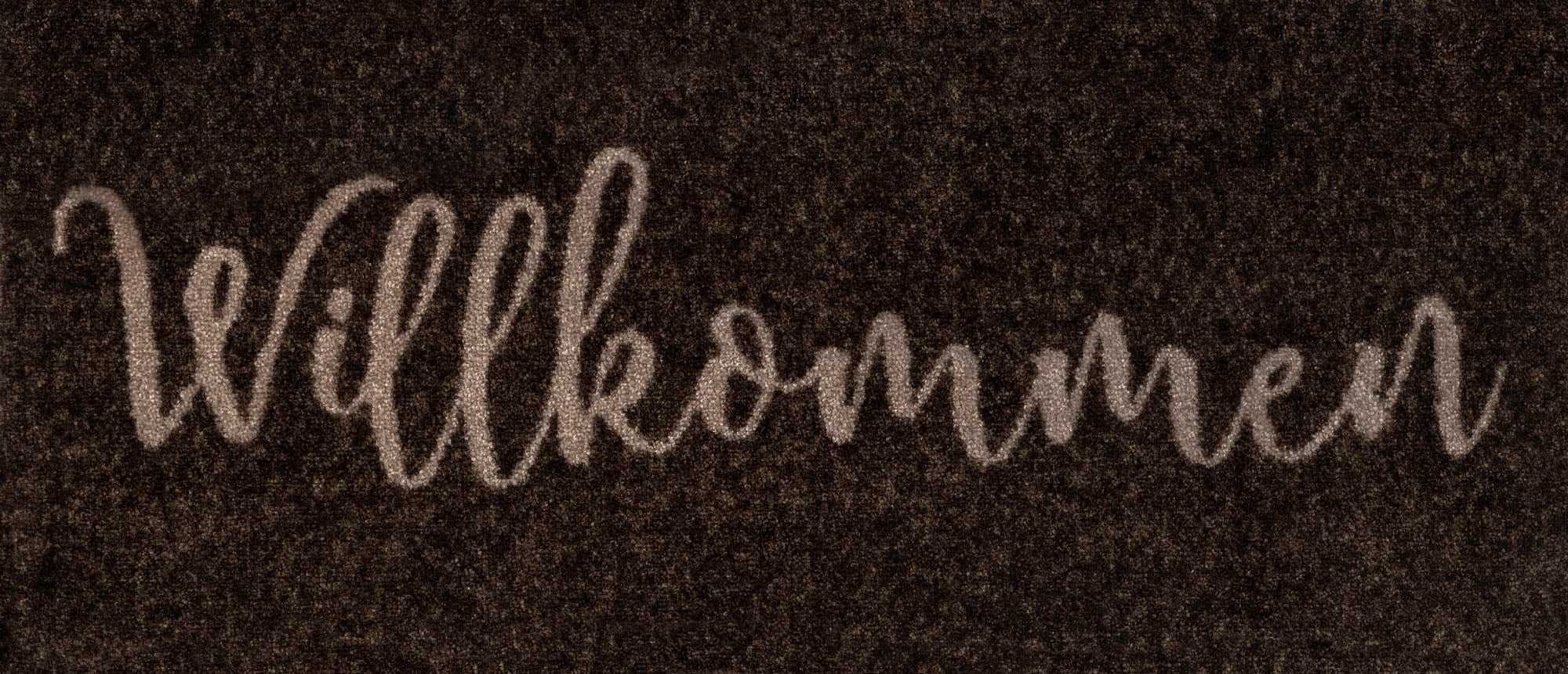 wash+dry by Kleen-Tex Fussmatte »Willkommen«, rechteckig, 9 mm Höhe, Schmutzfangmatte, mit Spruch, In- und Outdoor geeignet, waschbar