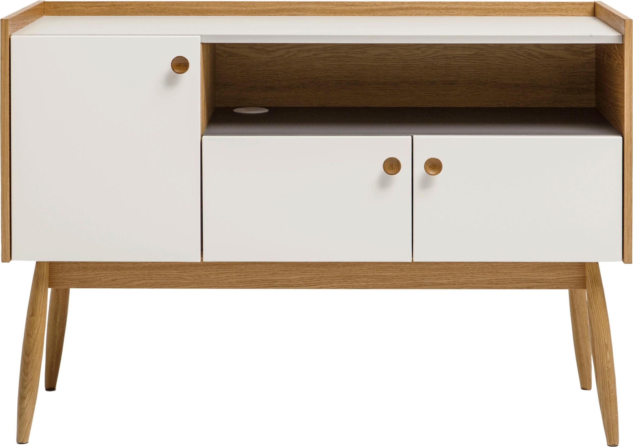 Woodman Sideboard, Kommode im angesagten skandinavischen Look, Breite 115 cm, FSC®