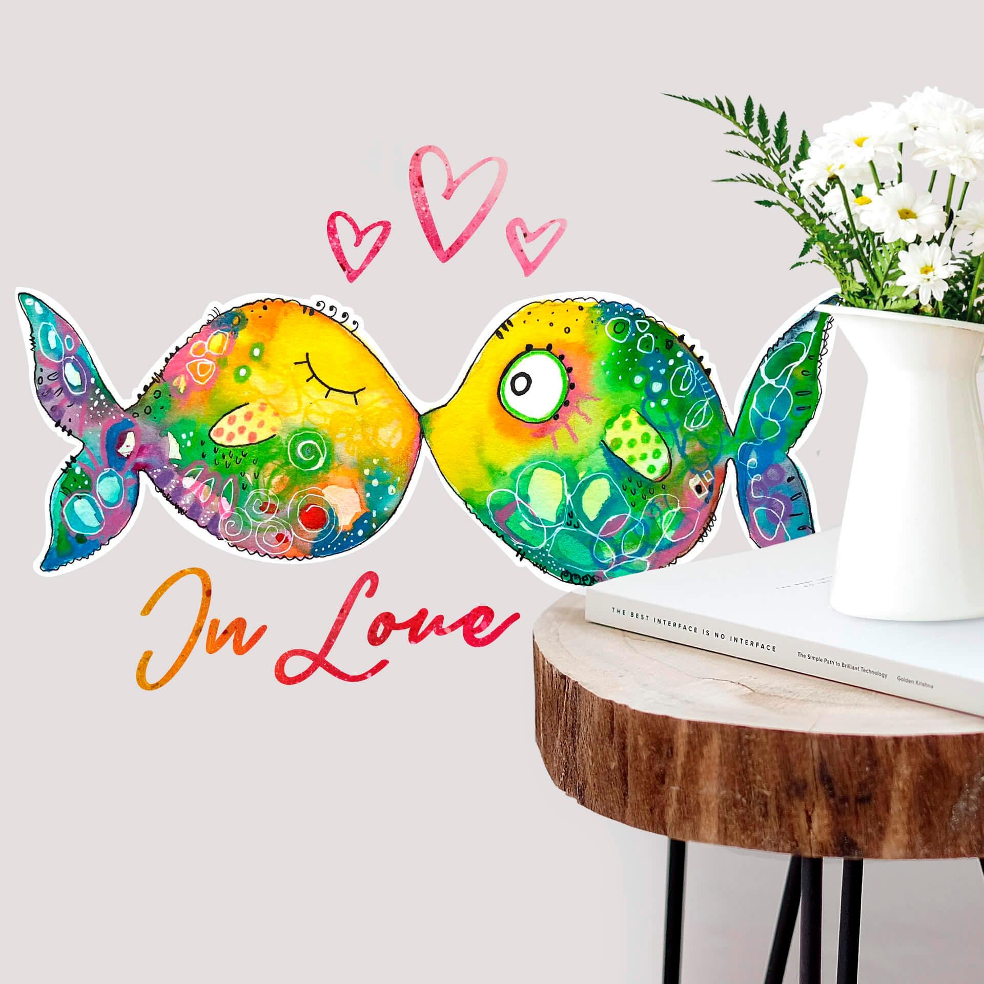 Wall-Art Wandtattoo »Verliebte Fische« Jelmoli-Versand bestellen | online