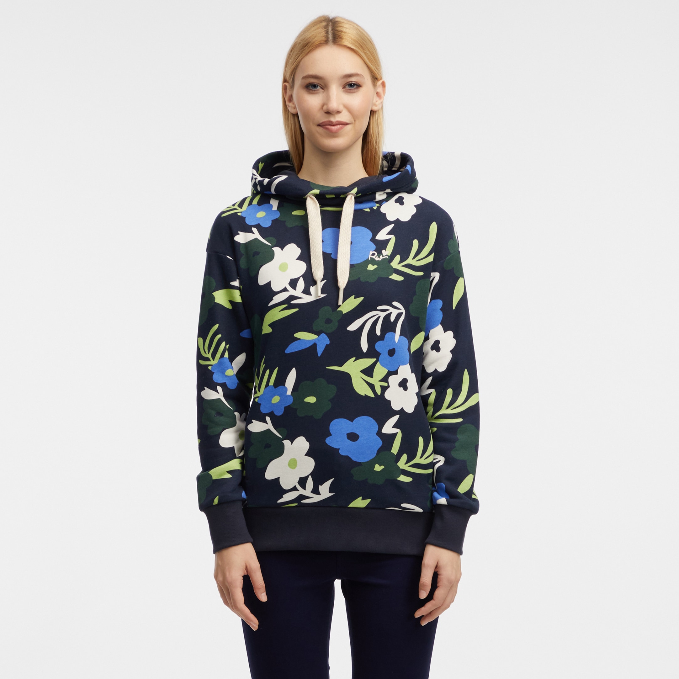 Ragwear Kapuzensweatshirt »YODIS PRINT«, floraler Allover Print