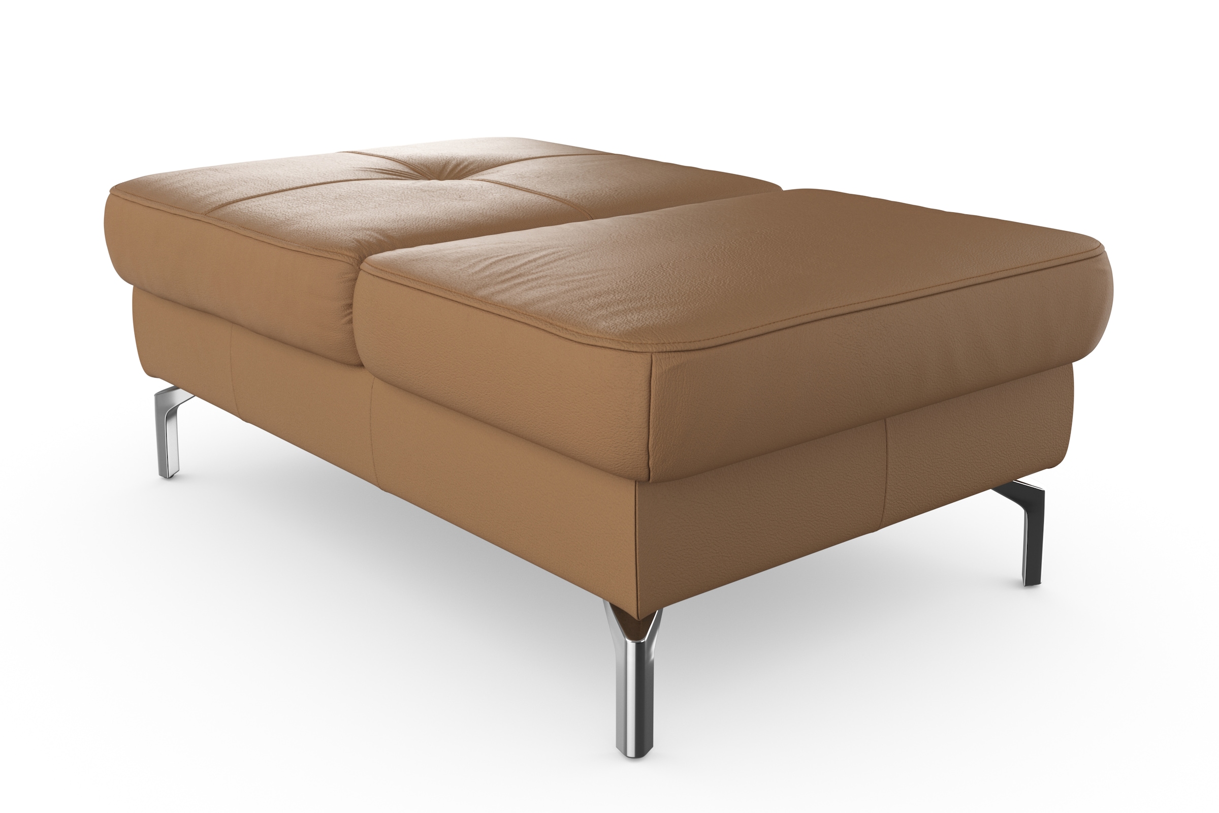 sit&more Hocker »Bendigo«, mit Klappfunktion, Bodenfreiheit 15 cm, wahlweise in 2 Fussfarben