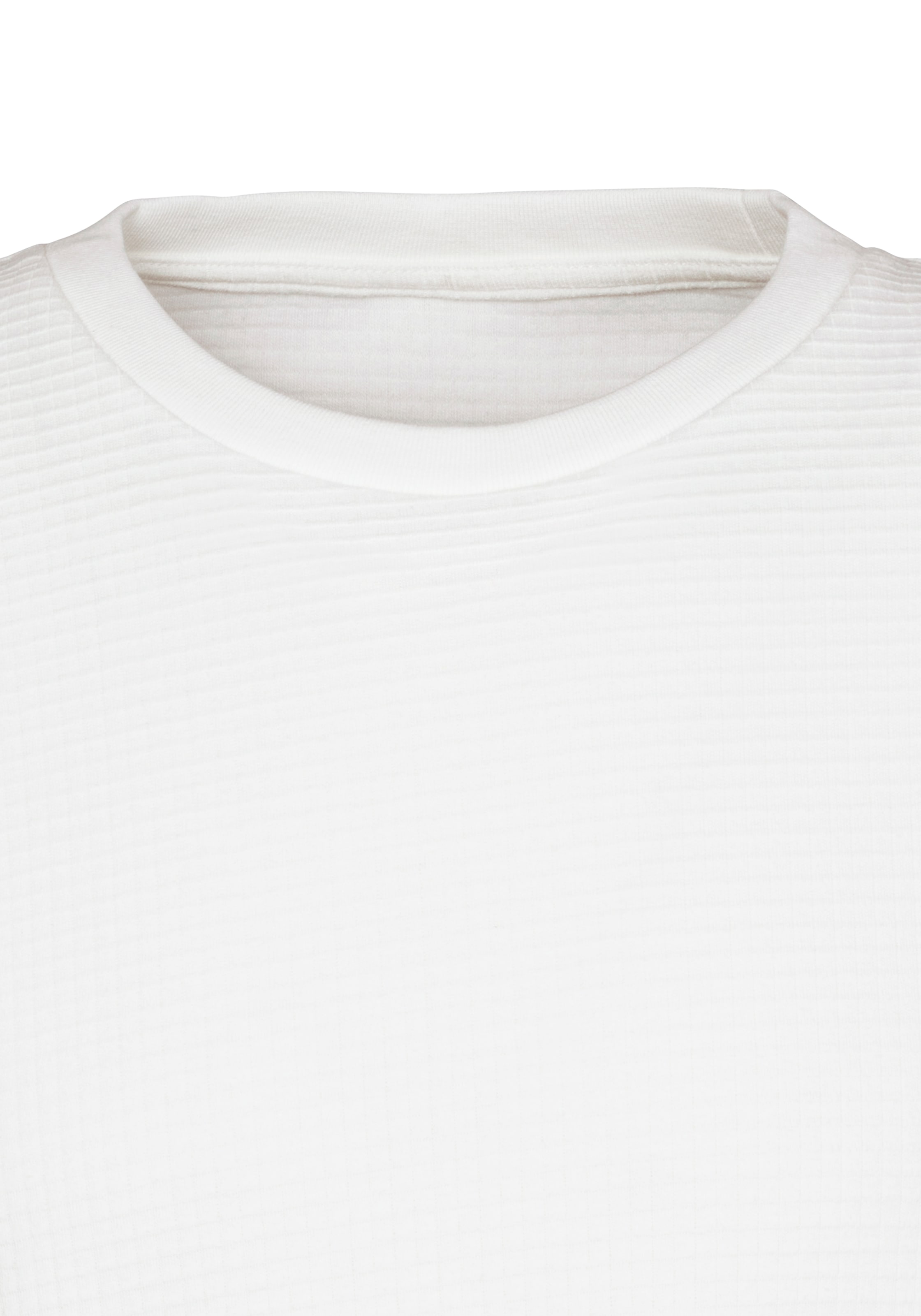 John Devin T-Shirt, Rundhalsshirt mit Struktur aus Baumwoll-Mix