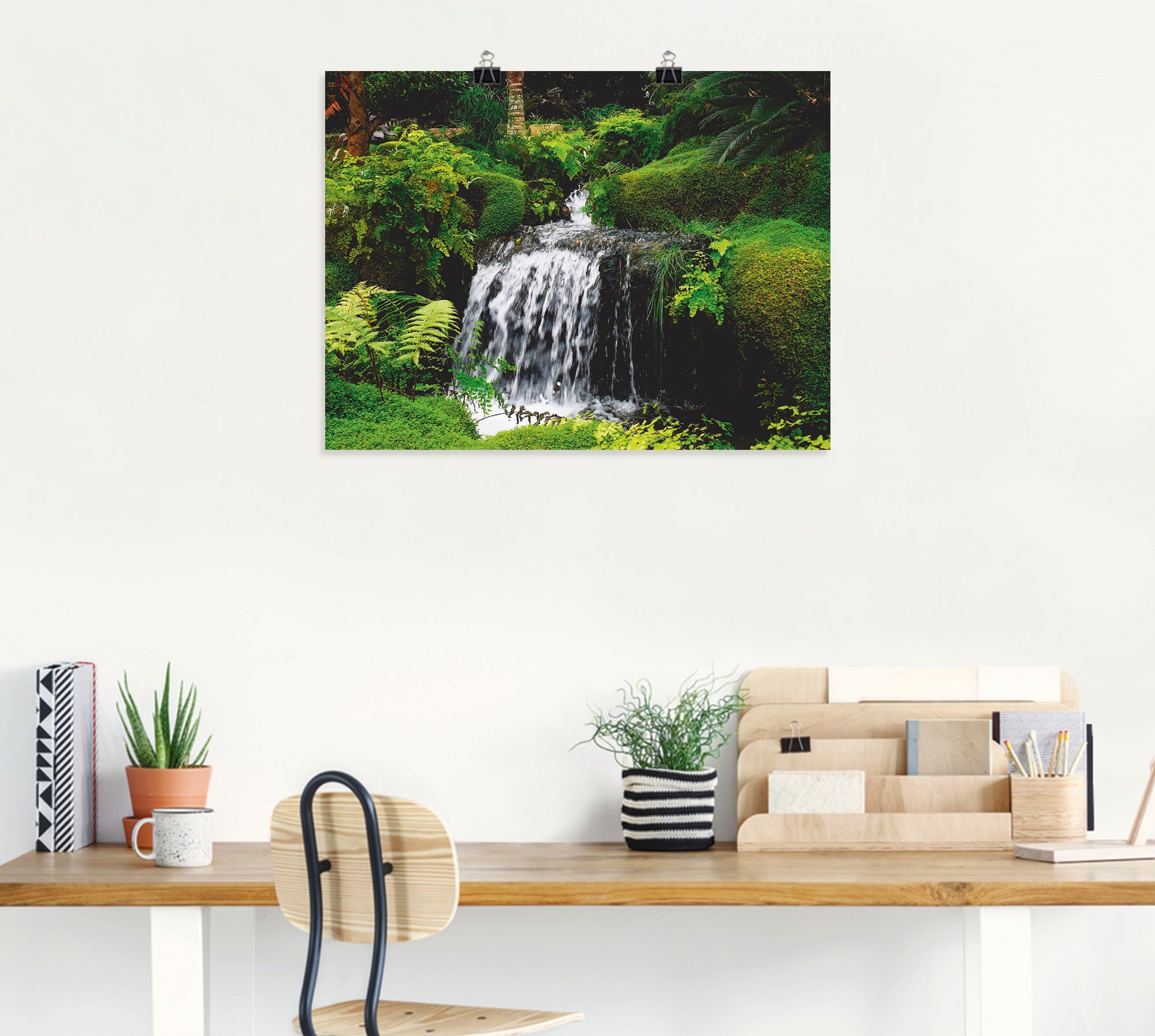 Artland Wandbild »Wasserfall«, Gewässer, (1 St.), als Leinwandbild, Wandaufkleber oder Poster in versch. Grössen