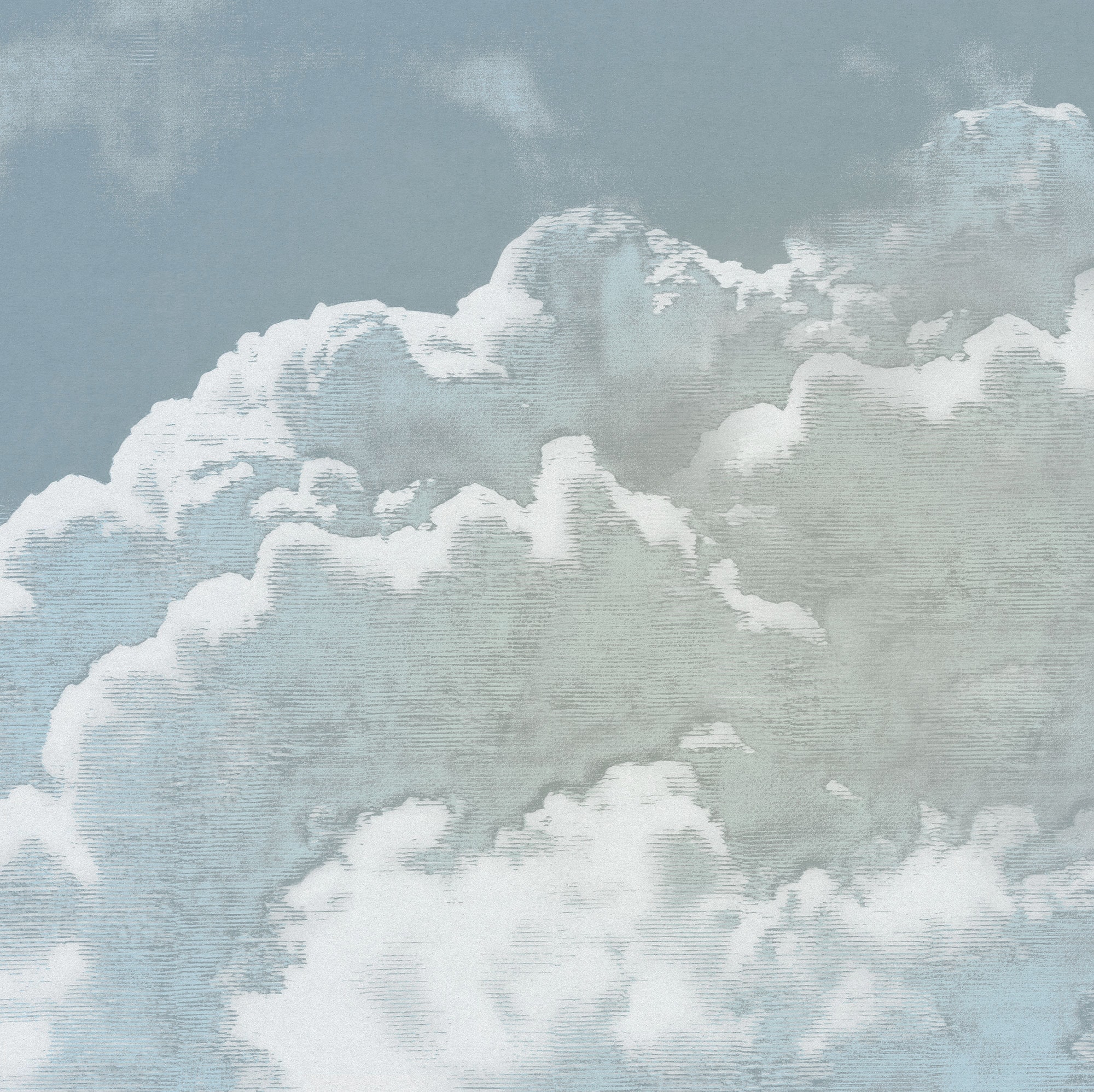 Komar Fototapete »Komar Vlies Fototapete - Vintage Clouds - Grösse 250 x 250 cm«, bedruckt