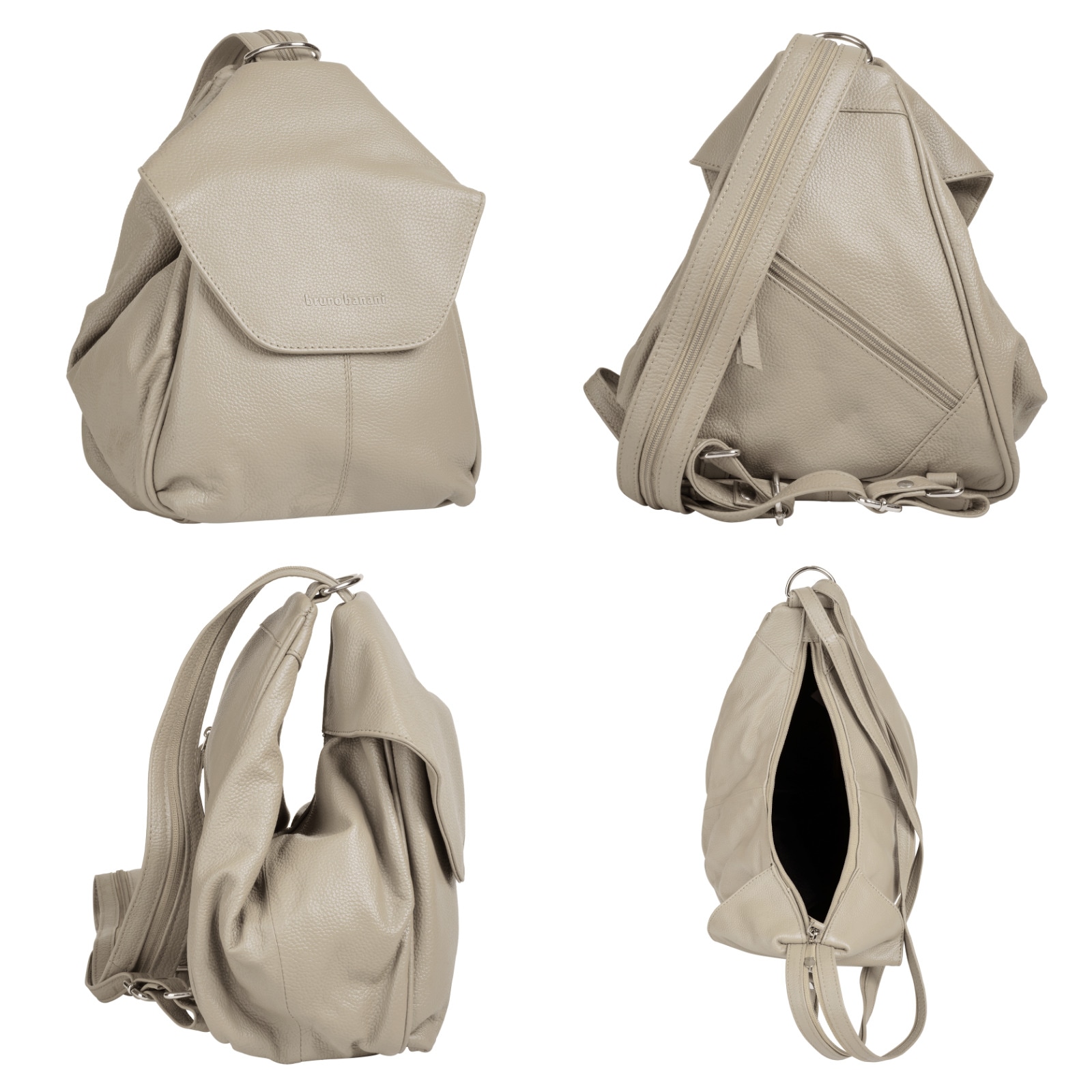 Bruno Banani Cityrucksack, echt Leder