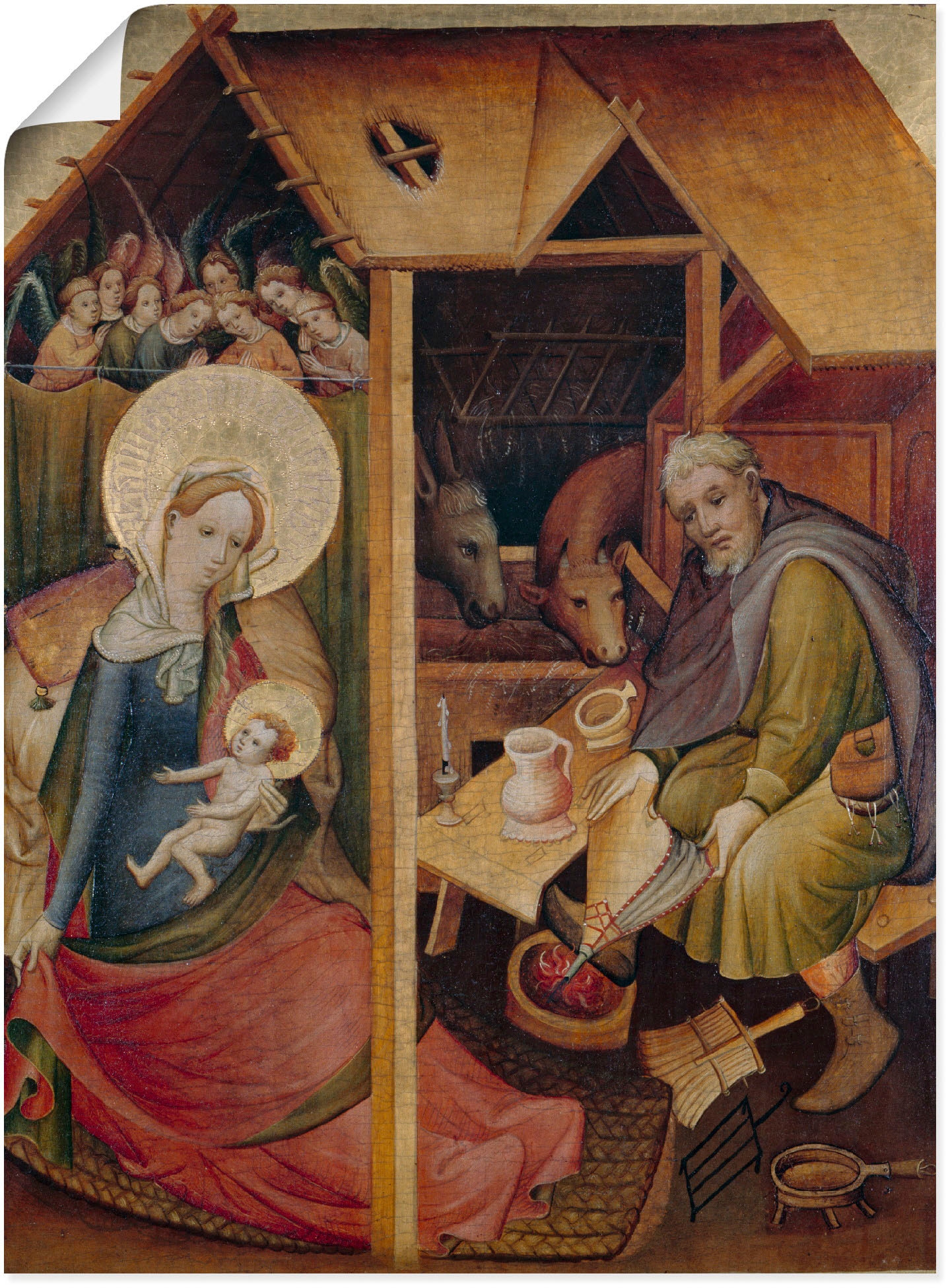 Artland Kunstdruck »Sogenannte Goldene Tafel. Geburt Christi«, Religion, (1 St.), als...