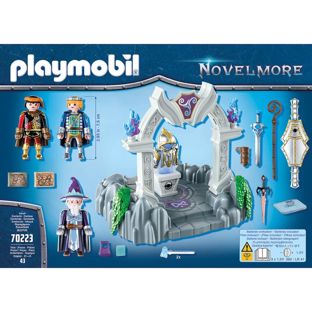 Playmobil® Konstruktions-Spielset »Tempel der Zeit (70223), Novelmore«, (43 St.), Made in Germany
