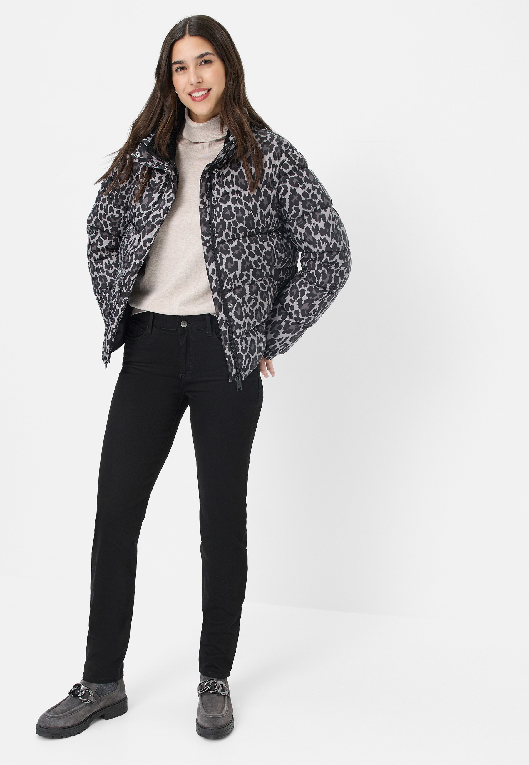 Fuchs Schmitt Steppjacke »Steppjacke«, ohne Kapuze, Mit Rundhalsausschnitt