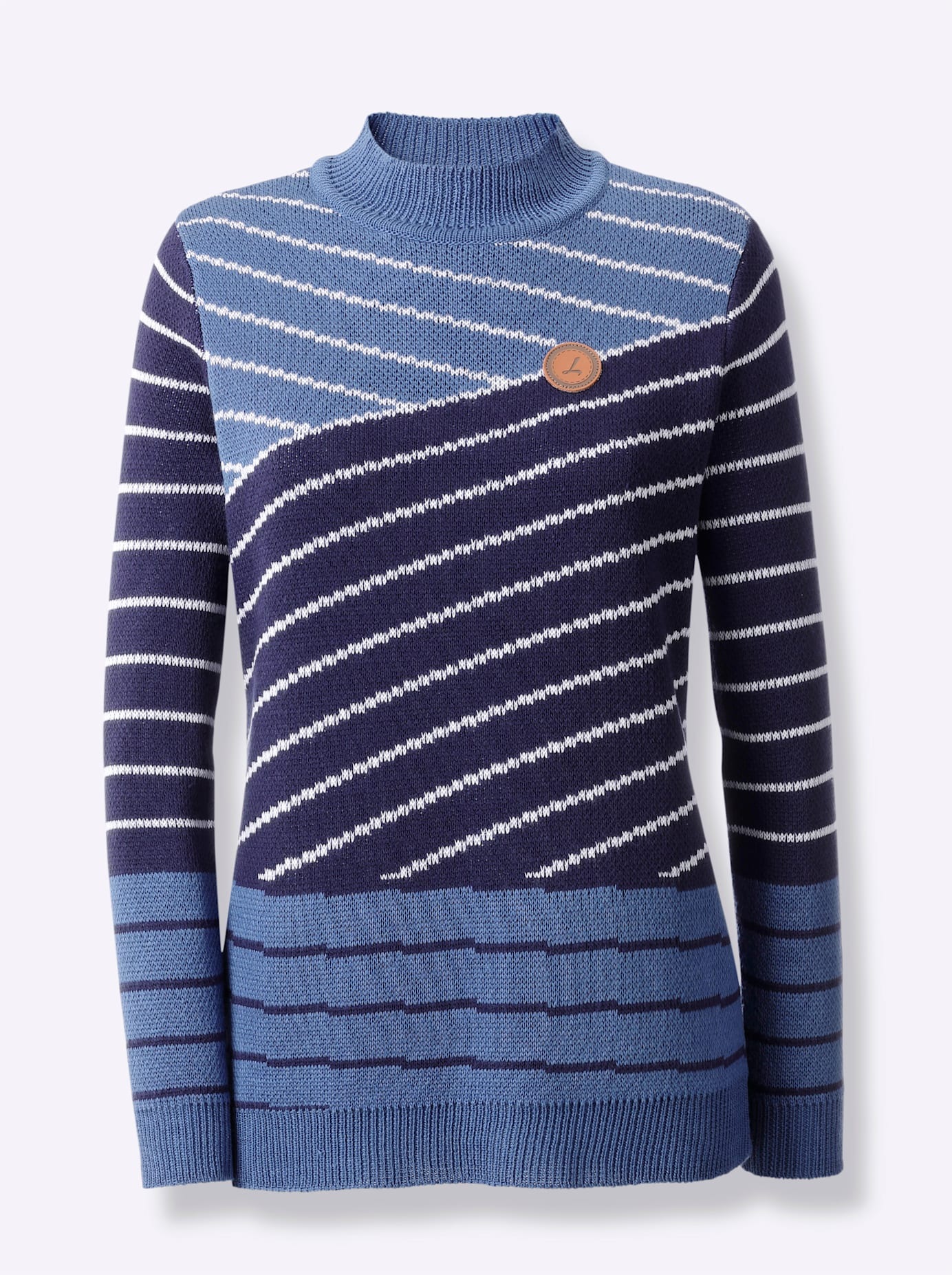 Casual Looks Stehkragenpullover »Pullover«