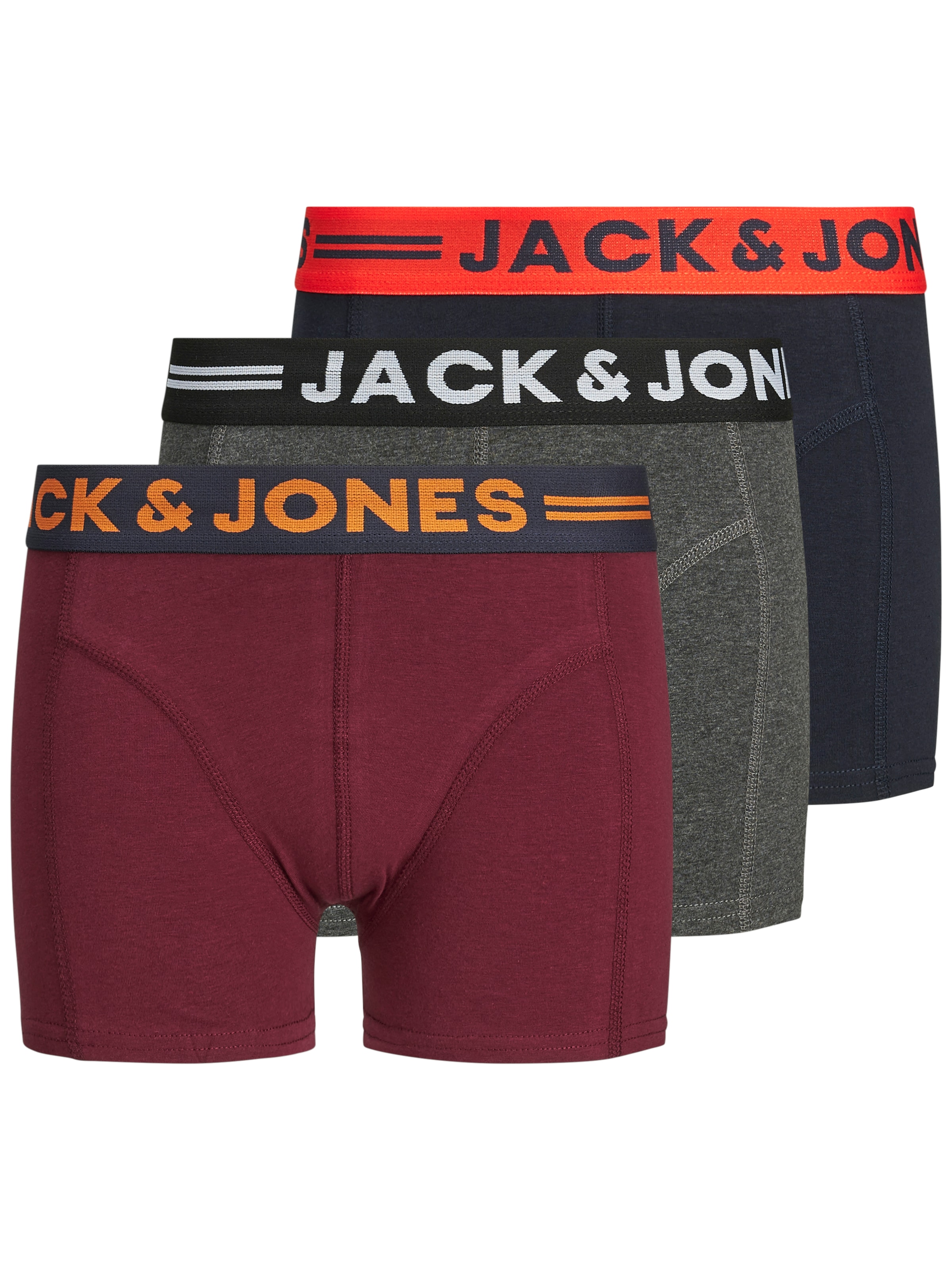 Jack & Jones Junior Boxershorts »JACLICHFIELD TRUNKS 3 PACK NOOS JNR«, (Packung, 3 St.)