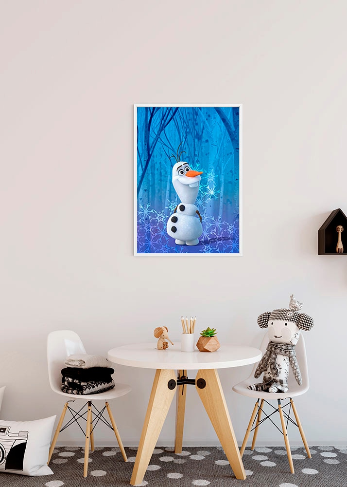 Komar Poster »Frozen Olaf Crystal«, Disney, (1 St.), Kinderzimmer, Schlafzimmer, Wohnzimmer