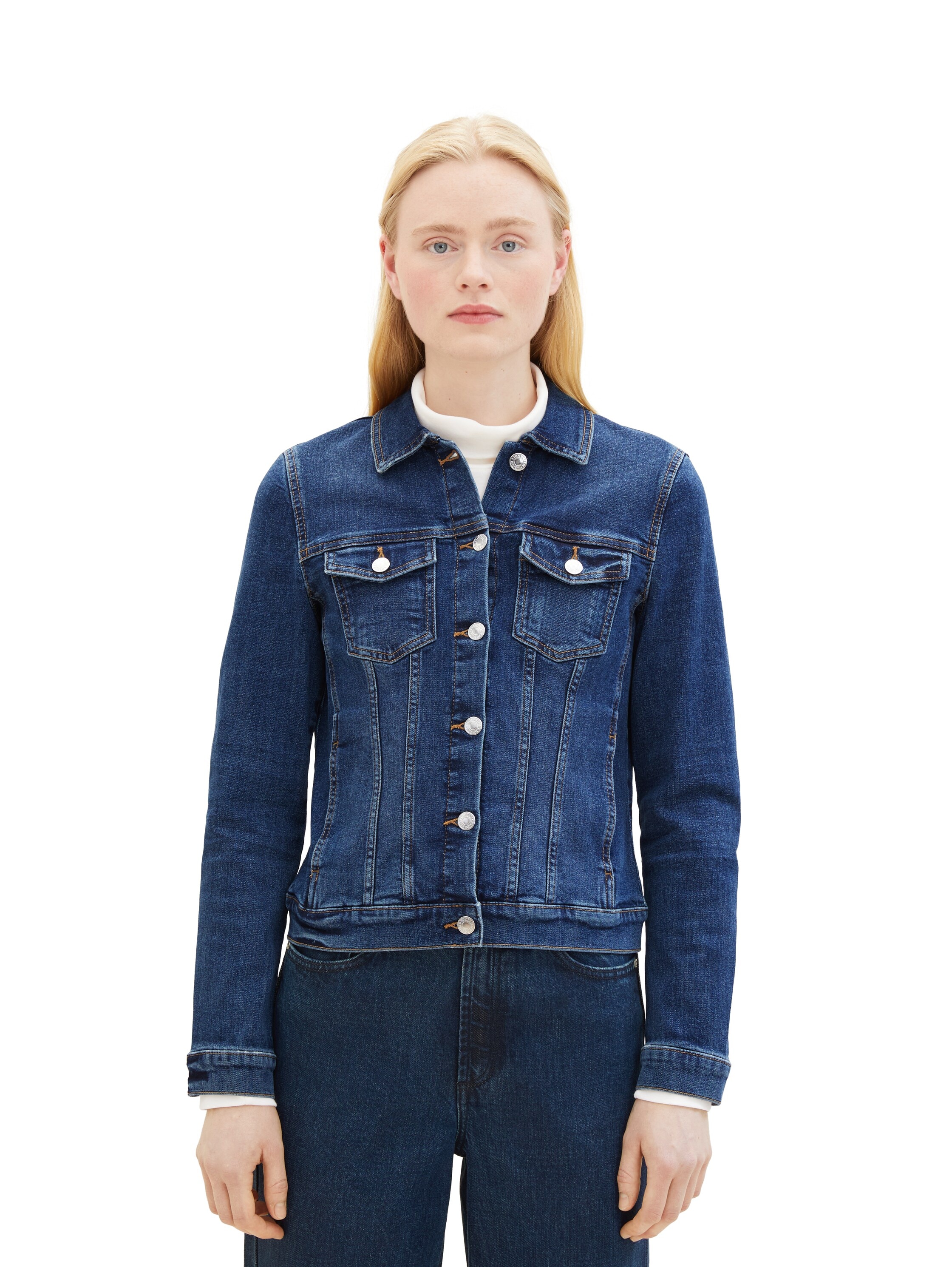 TOM TAILOR Denim Jeansjacke, im klassischen Look und mit Stretch