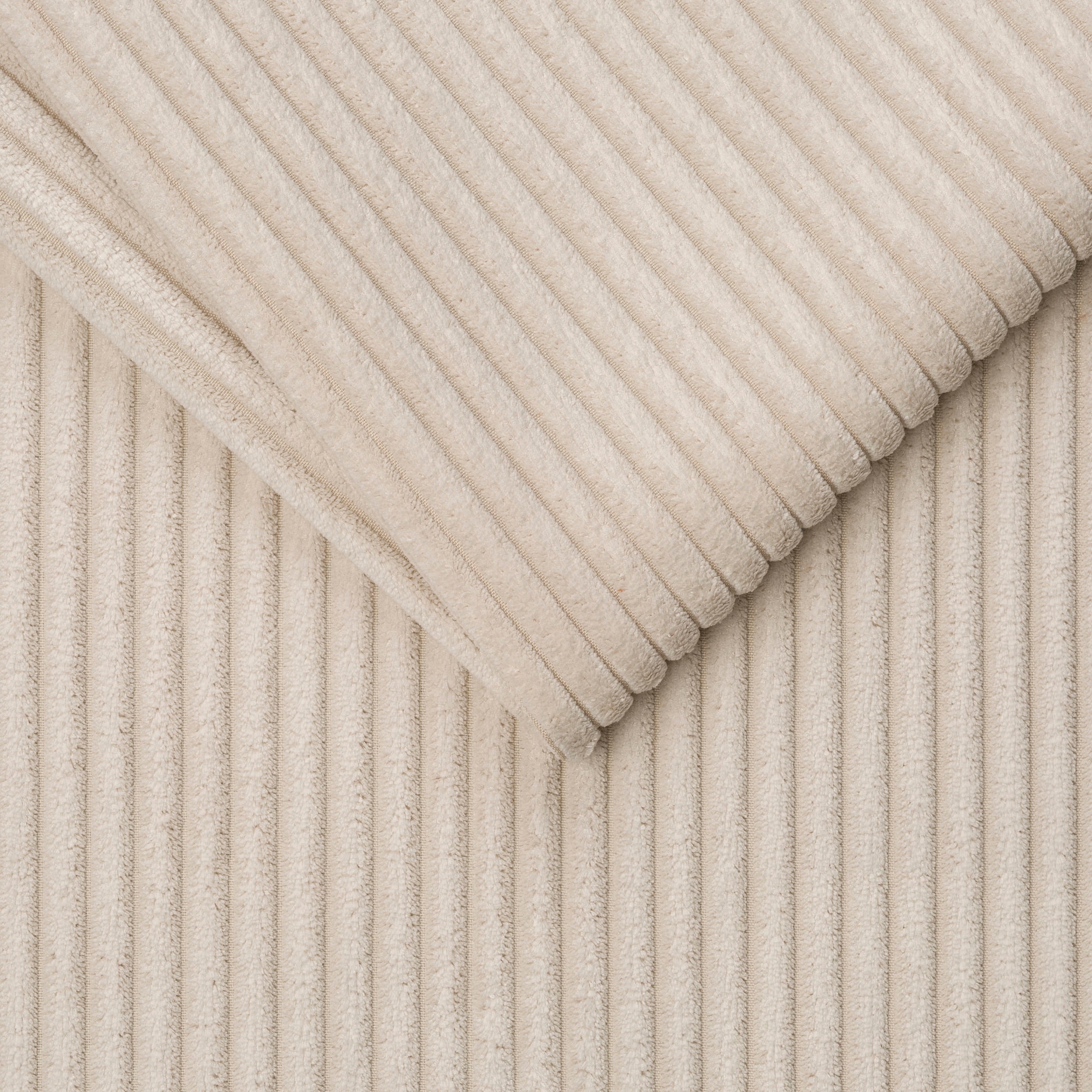 Trends by HG 3-Sitzer »Landau«, in Cord-Stoff mit Metallfuss
