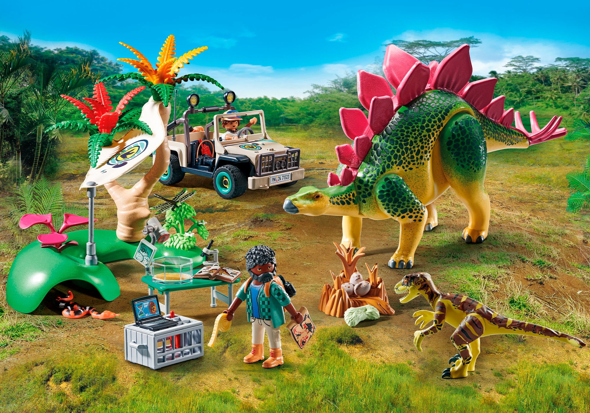 Playmobil® Konstruktions-Spielset »Forschungscamp mit Dinos (71523), Dinos«, (93 St.), Made in Europe