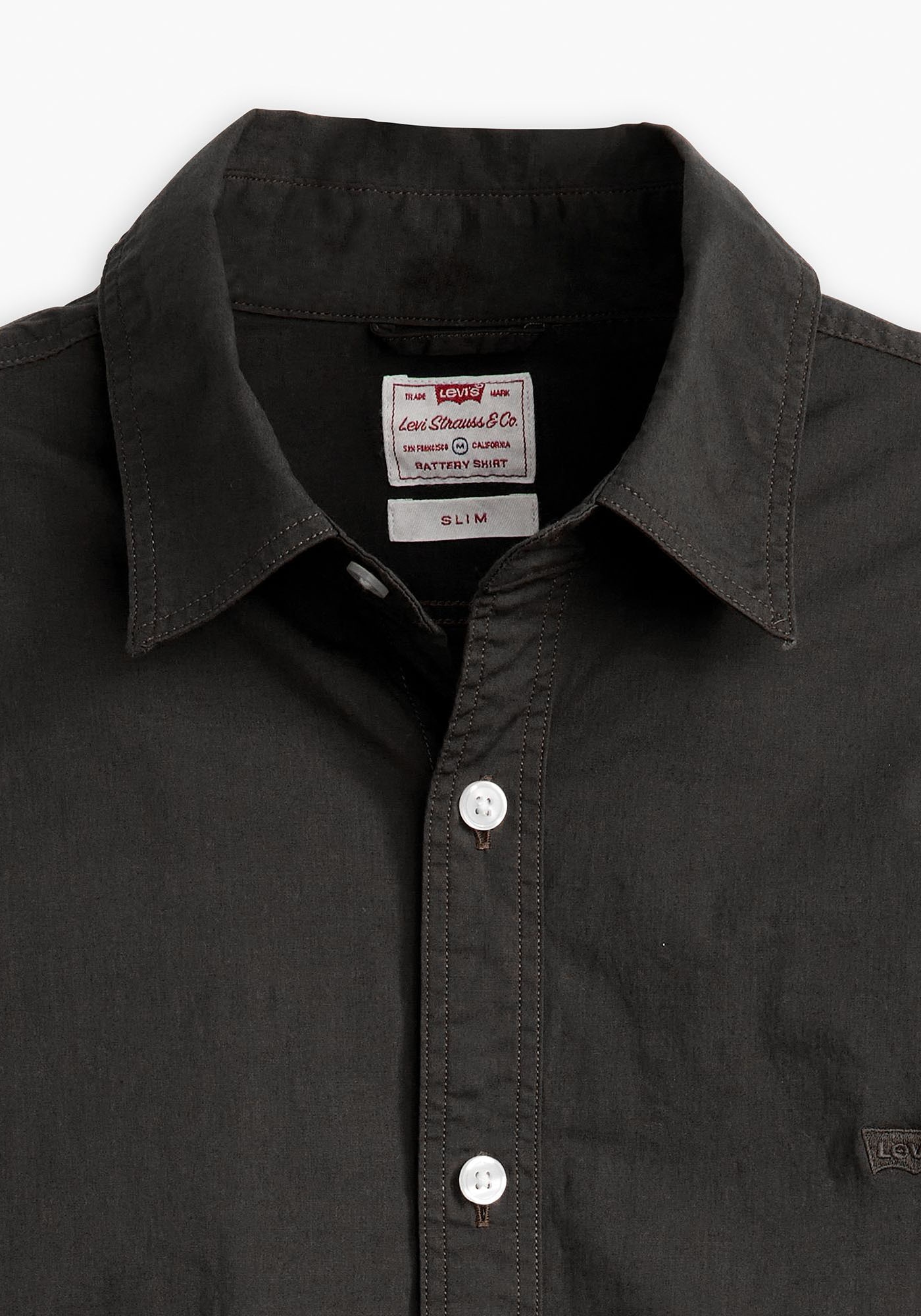 Levi's® Jeanshemd »BATTERY HM SHIRT SLIM«, mit Logobadge