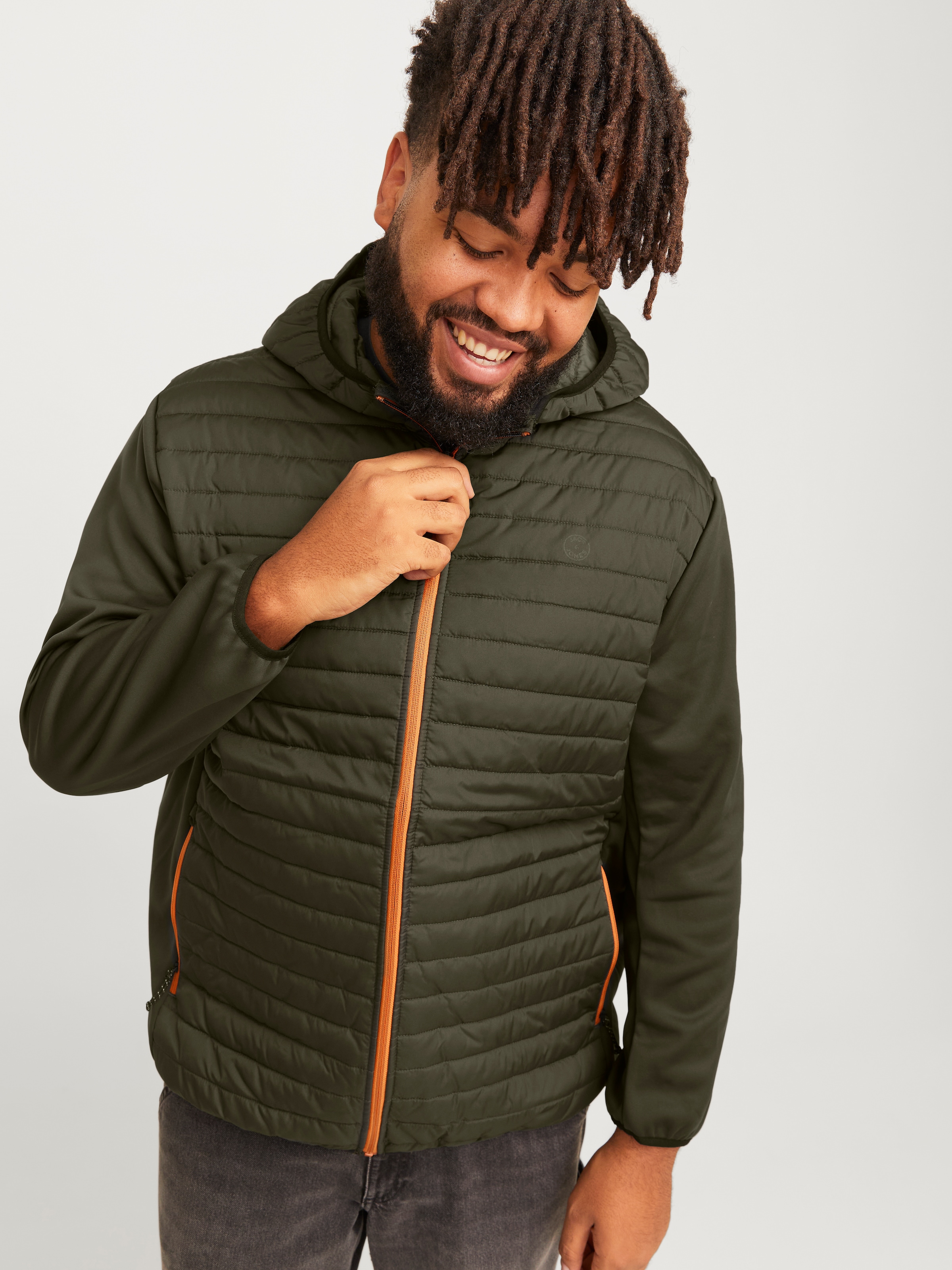 Jack & Jones PlusSize Steppjacke »JJEMULTI QUILTED JACKET PS NOOS«, mit Kapuze