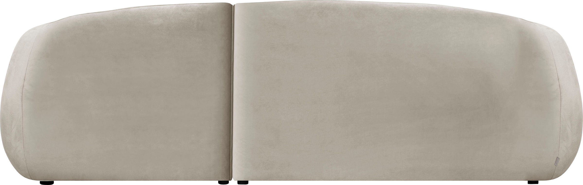 LeGer Home by Lena Gercke Ecksofa »YANI, L-Form, Designersofa, organische Form, Masse B/T/H: 255/170/81 cm«, mit Wellenunterfederung, auch in Bouclé, Recamiere rechts/links