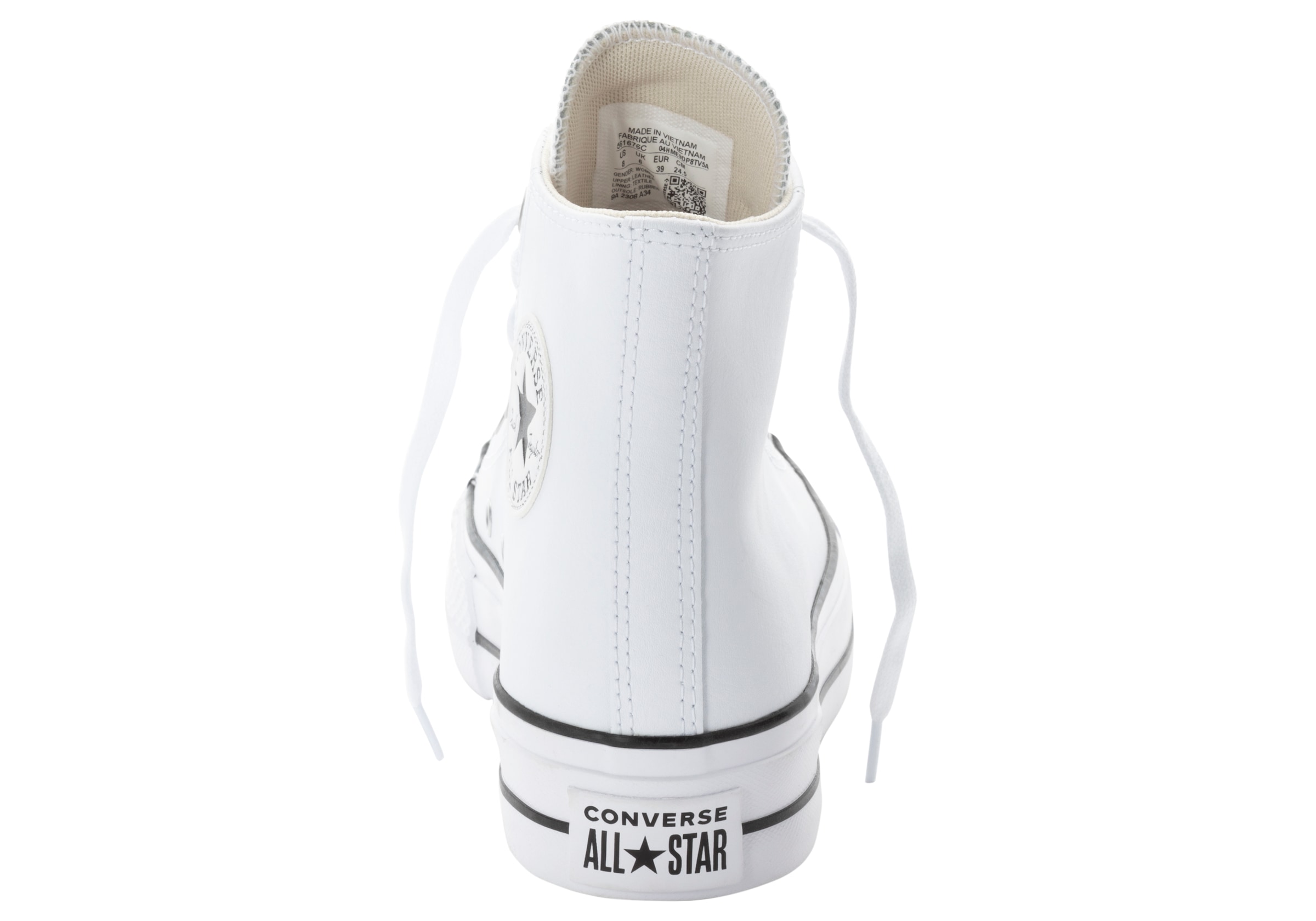 Converse Sneaker »CHUCK TAYLOR ALL STAR LEATHER PLATFORM«, Sneaker aus weichem Leder