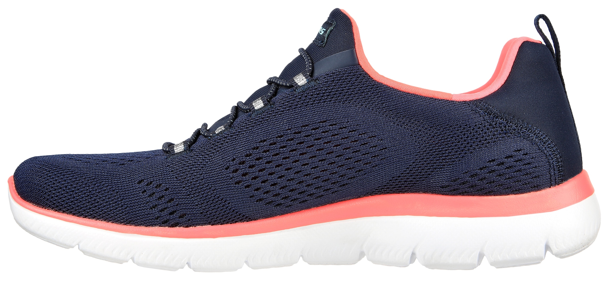 Skechers Slip-On Sneaker »SUMMITS PERFECT VIEWS«, Freizeitschuh, Halbschuh für Maschinenwäsche geeignet