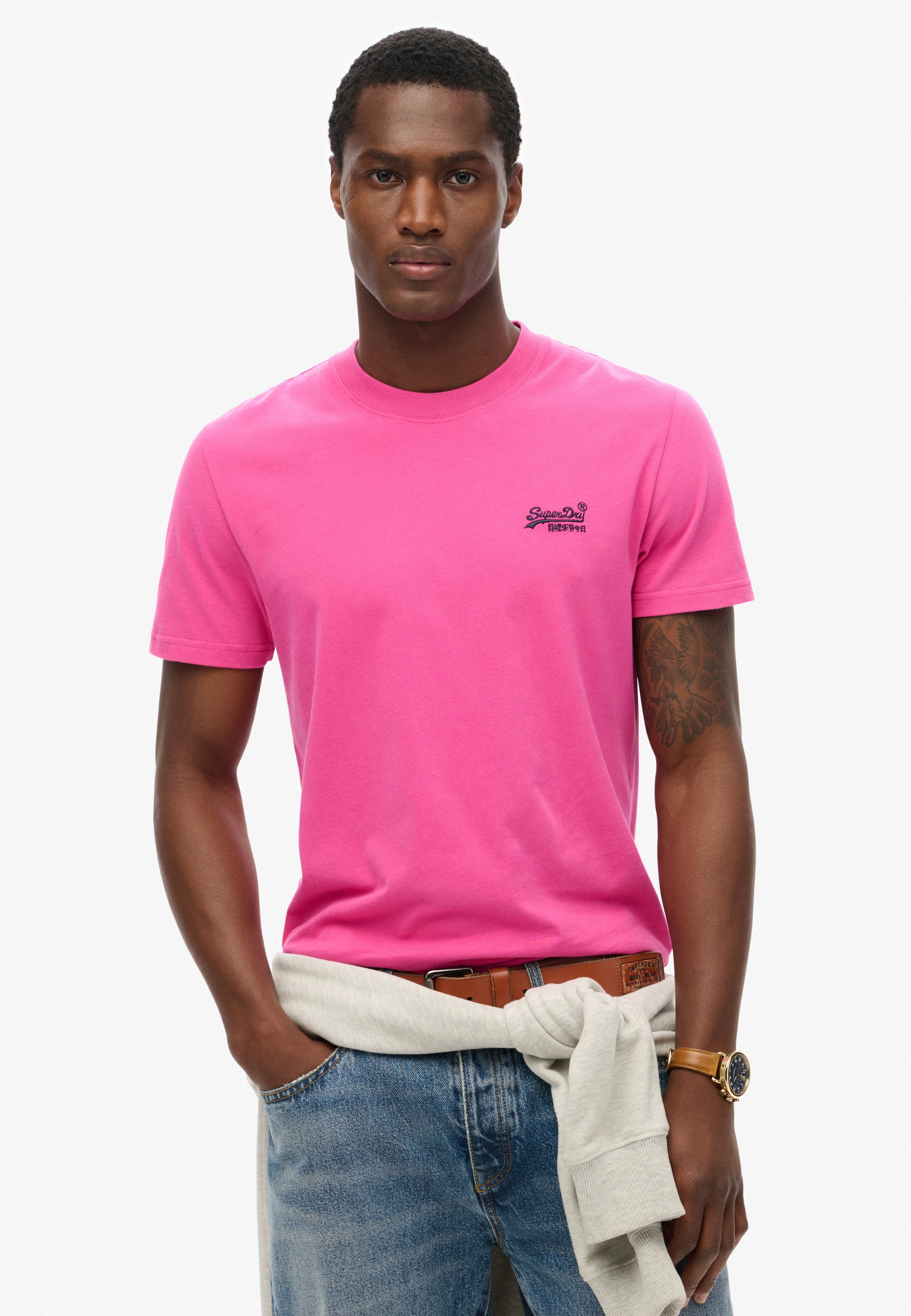 Superdry Rundhalsshirt »ESSENTIAL LOGO EMB TEE«