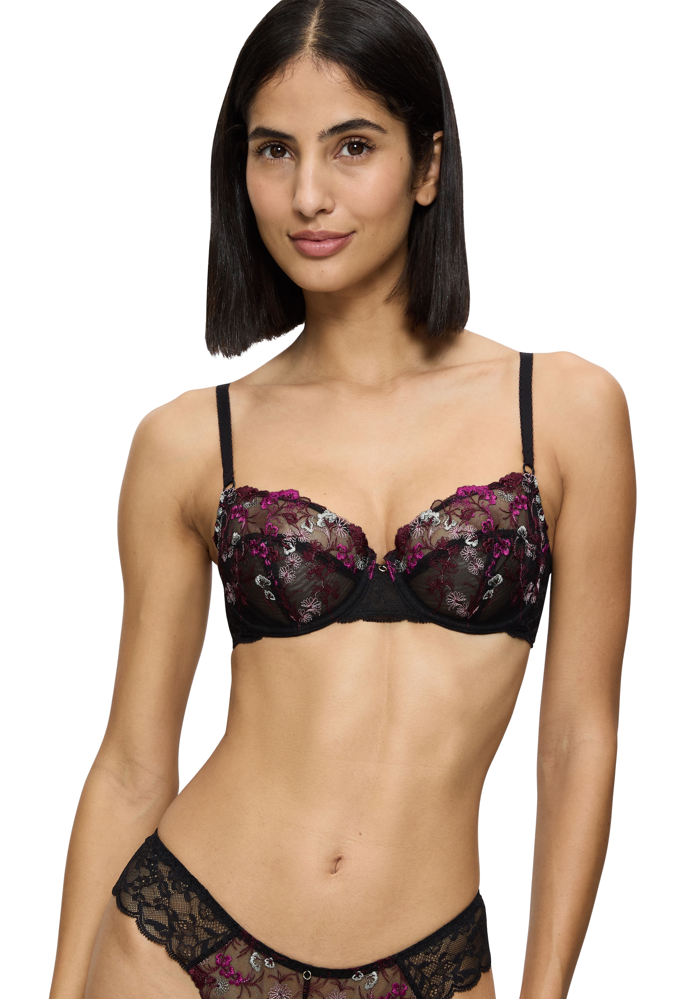 Triumph Balconette-BH »Sensual Spotlight W« mit Stickerei und verstellbaren Trägern